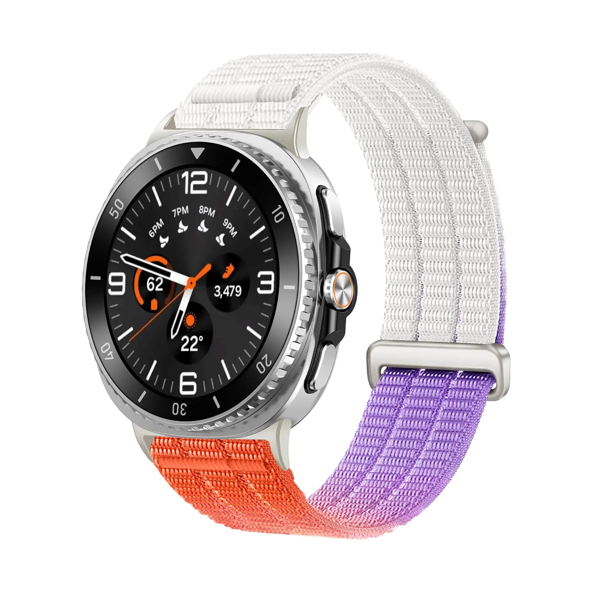 Bracelet nylon air Samsung Galaxy Watch 8 - 44mm (orange dégradé )