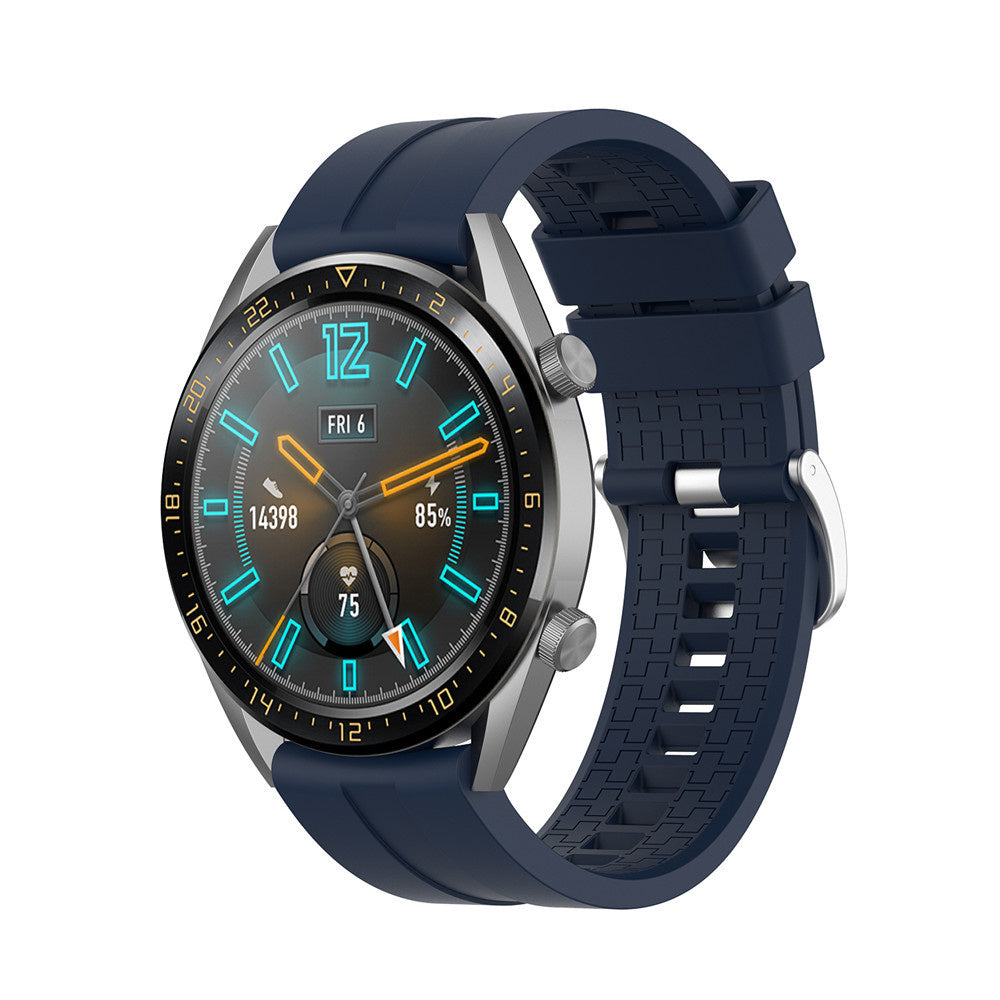 Bracelet silicone 'Extreme' Huawei Watch 5 - 46mm (bleu foncé)