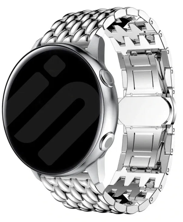 Bracelet acier 'Dragon' Oppo Watch X (argent)
