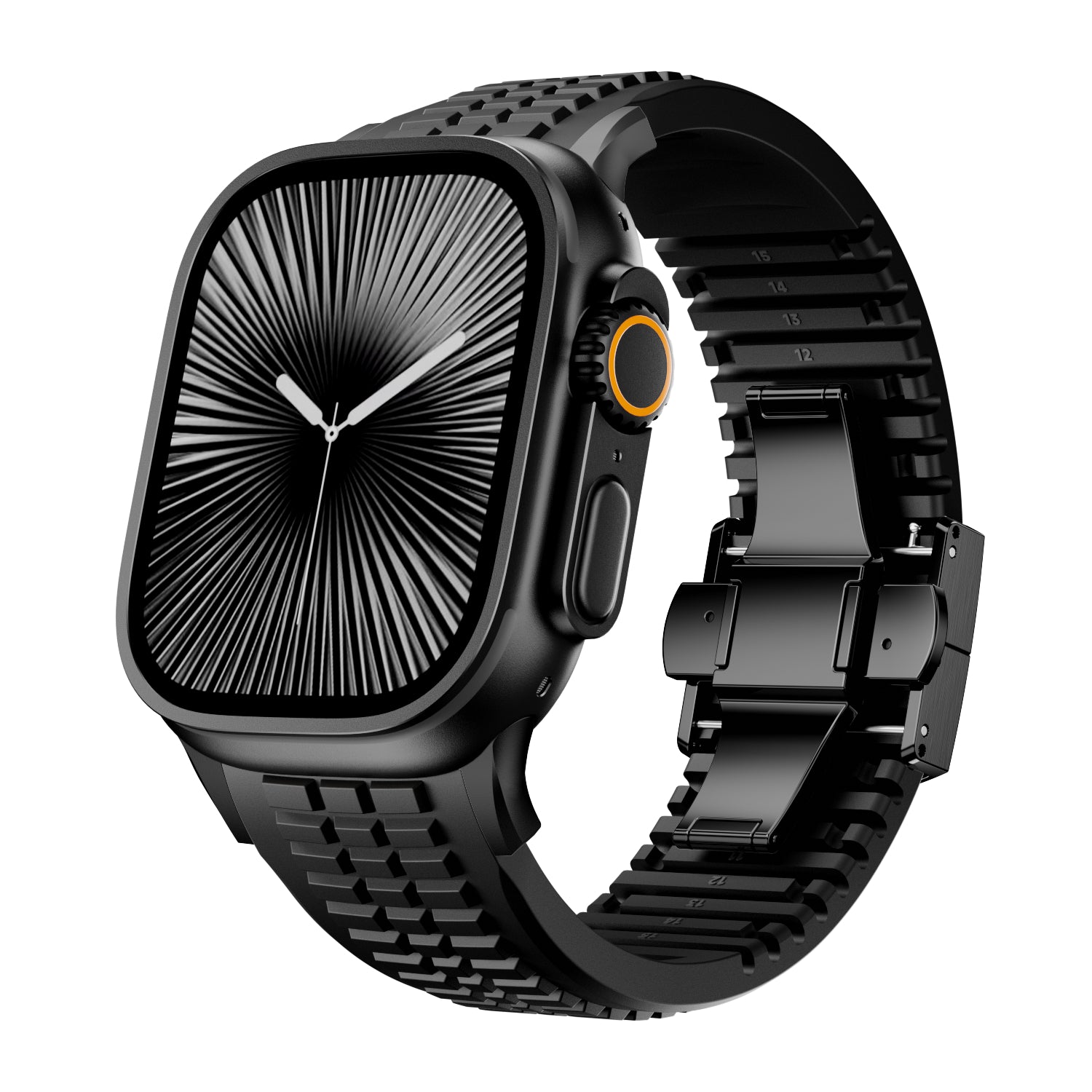 Bracelet silicone premium Apple Watch Ultra (noir)