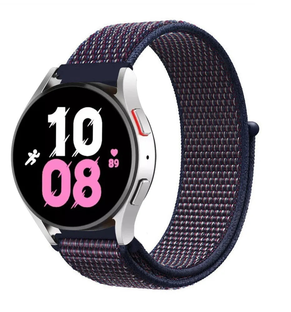 Nylon Strap, on a watch, 3/4 front view
