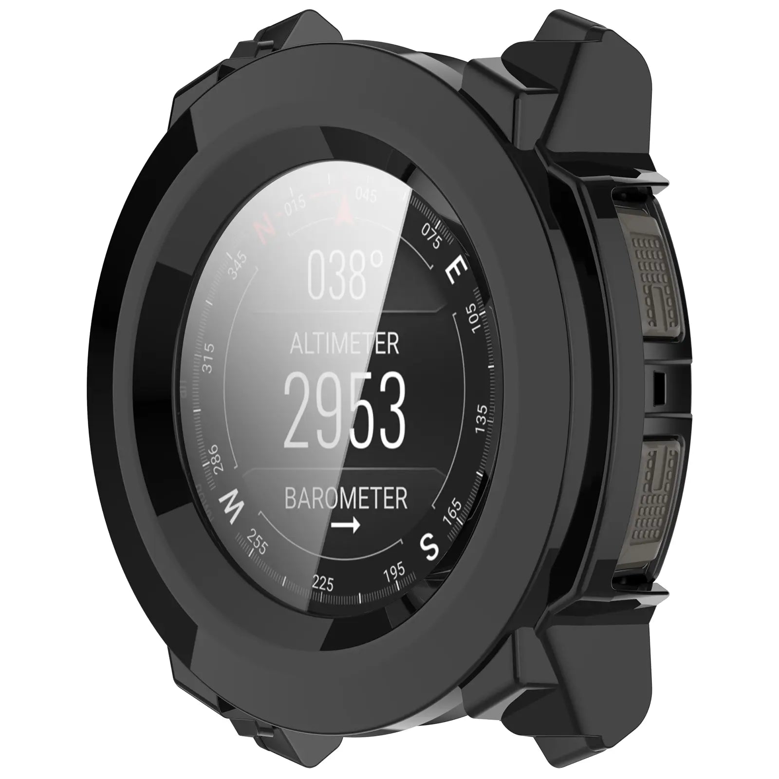 Coque en verre PC Garmin Instinct 3 - 45mm (noir)