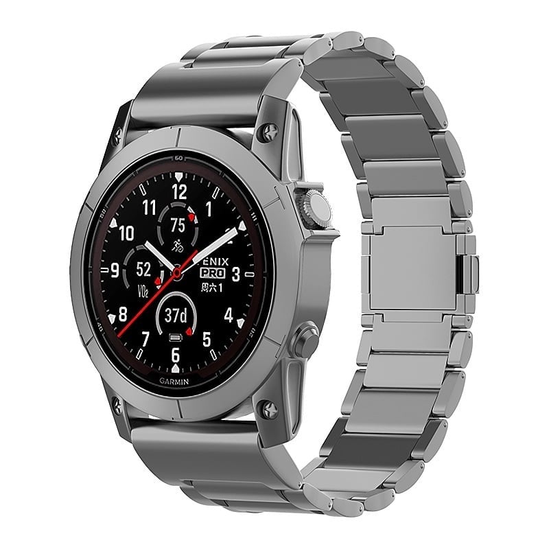 Bracelet titane magnétique Garmin Descent MK3i - 51mm (graphite)