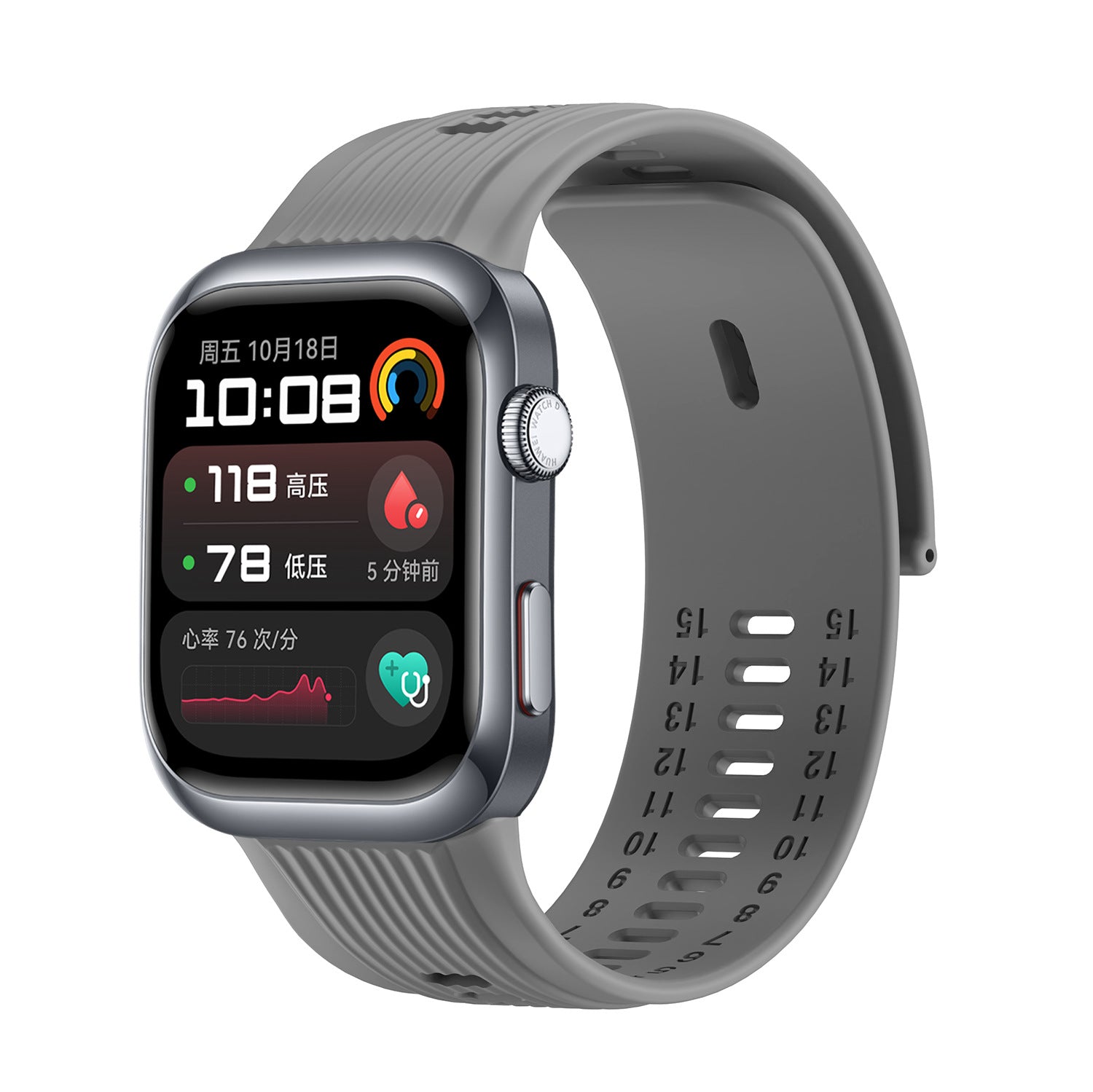 Bracelet silicone Huawei Watch D2 (gris)