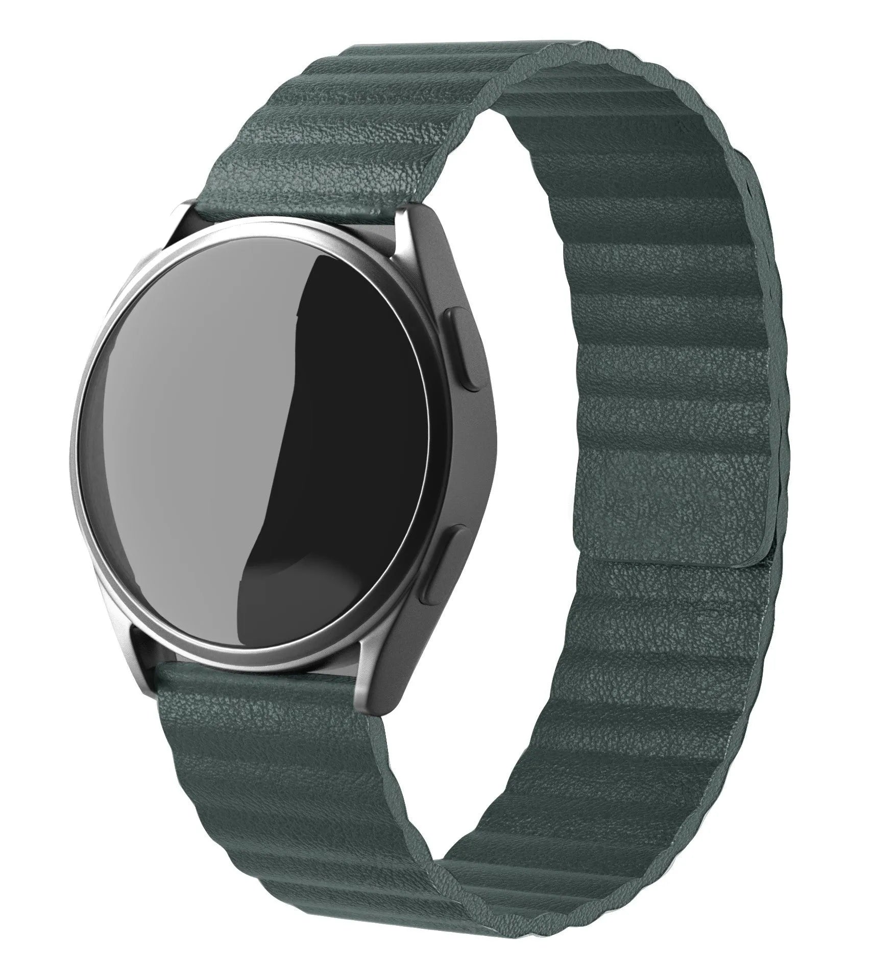 Bracelet cuir Loop Amazfit Active (vert sapin)