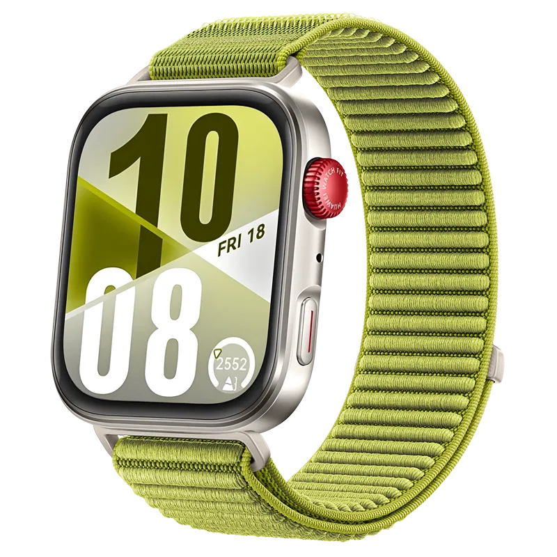 Bracelet nylon ondulé Huawei Watch Fit 5 (vert)