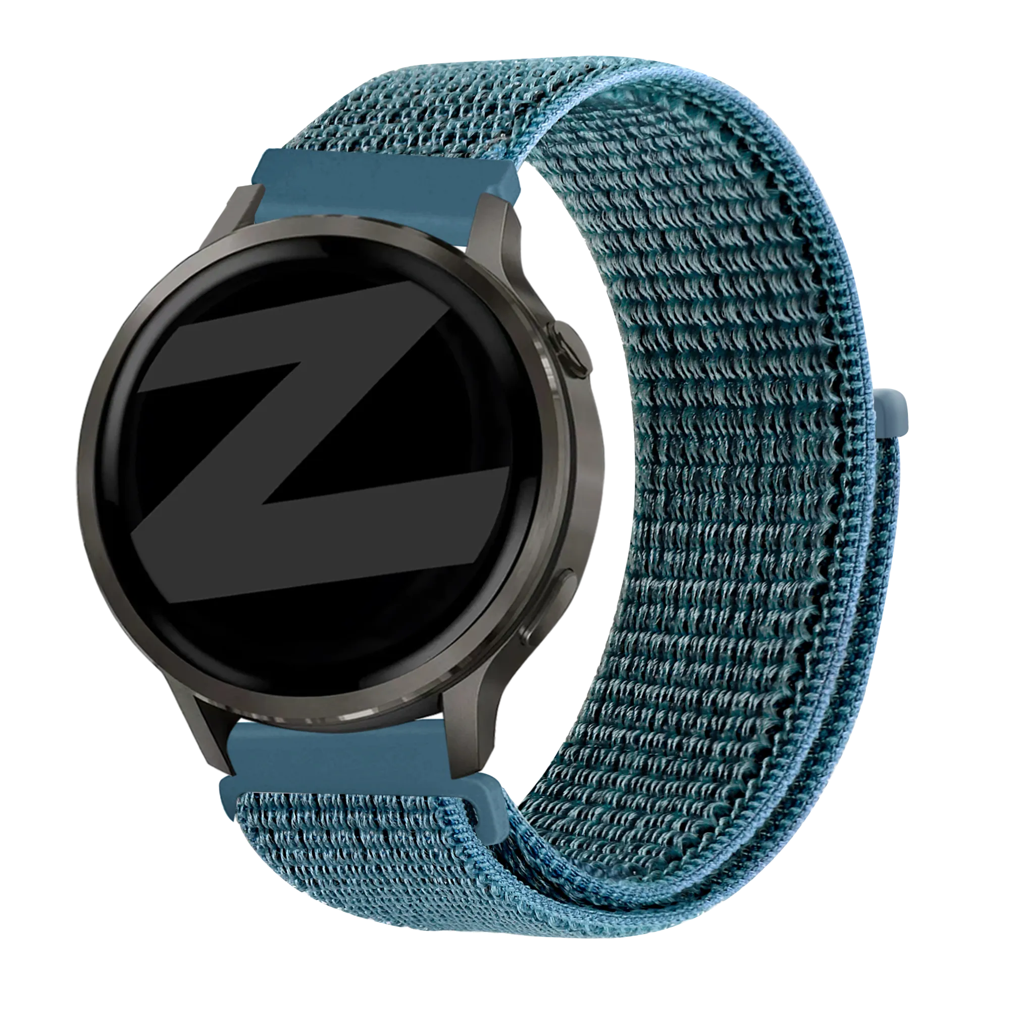 Bandz Bracelet nylon Loop Garmin Forerunner 265s (vert-gris)