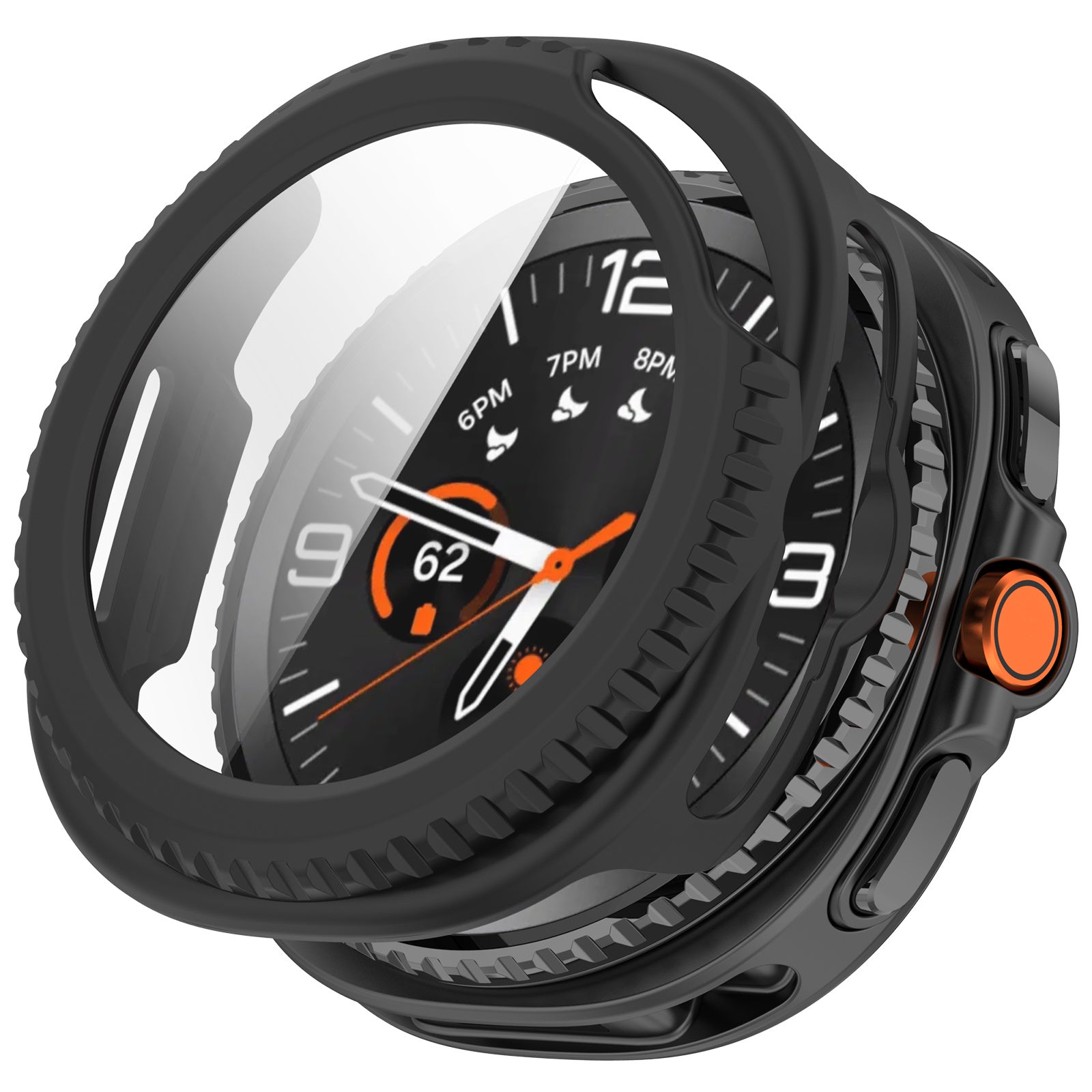 Funda con verre Samsung Galaxy Watch 8 Classic (noir)