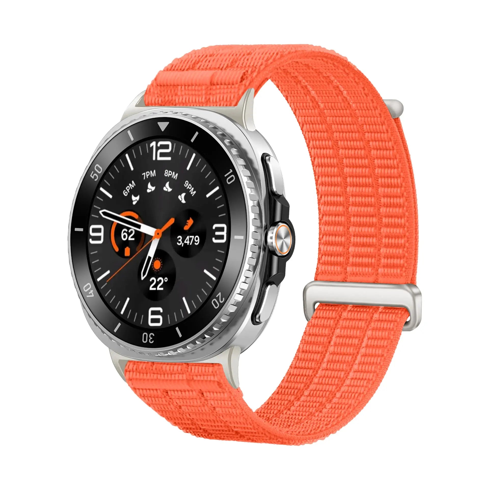 Bracelet nylon air Samsung Galaxy Watch 9 - 44mm (orange)