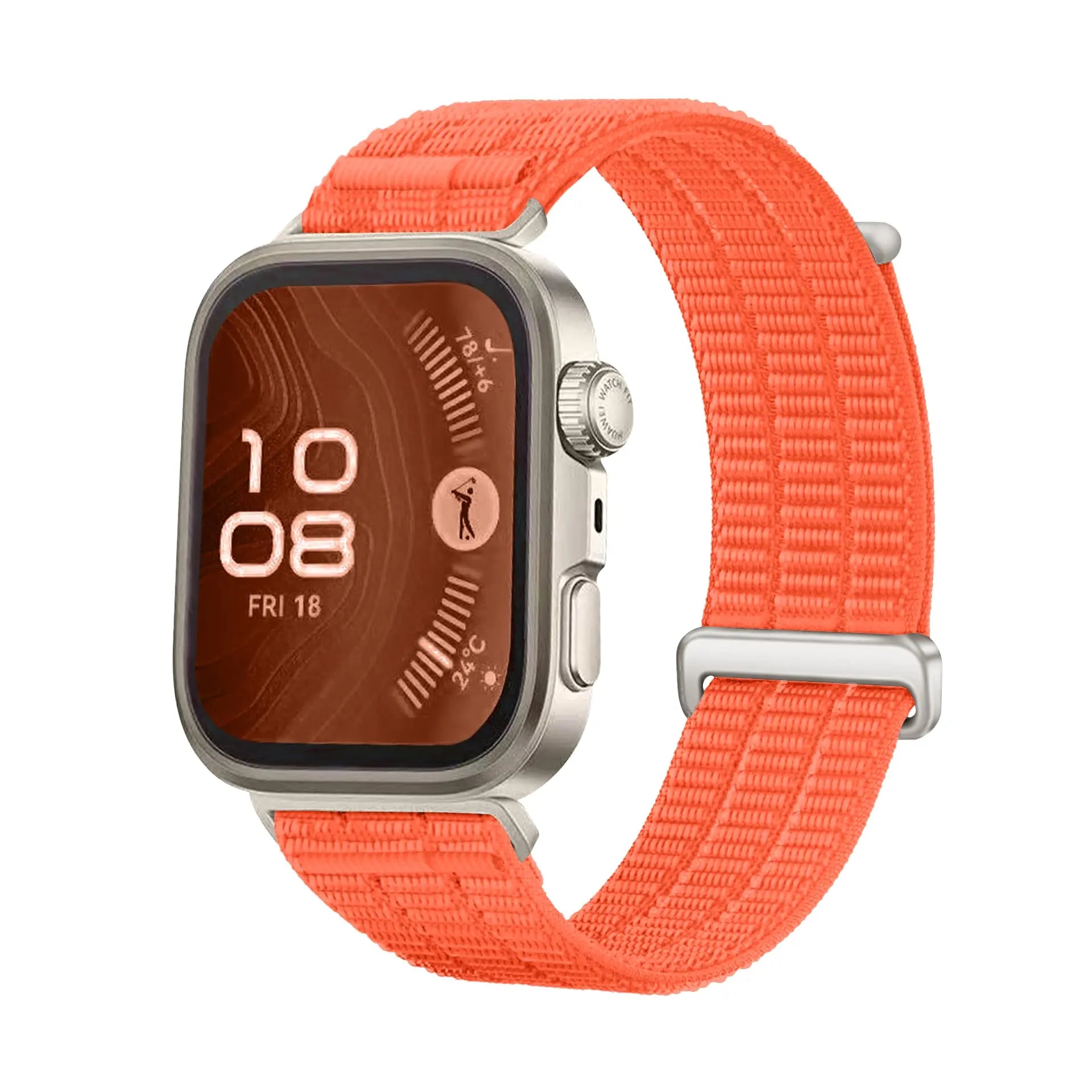 Huawei Watch Fit 5 Nylon Air Strap (Orange)