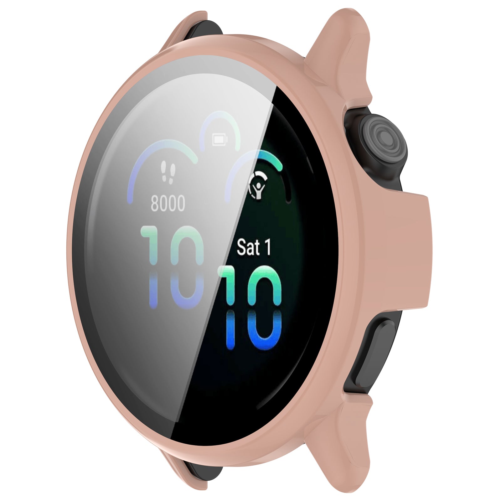 Coque rigide avec verre Garmin Vivoactive 6 (rose)