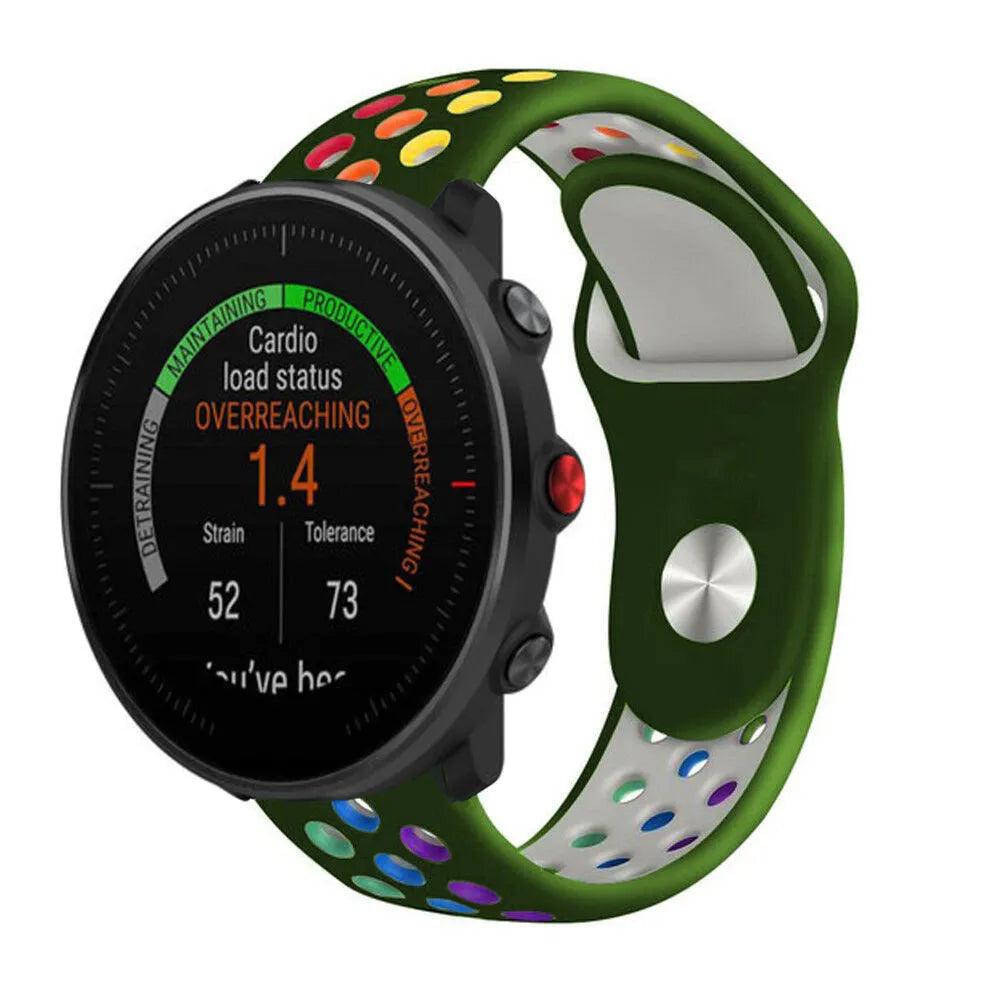 polar-vantage-m-sport-band-olijfgroen-kleurrijk