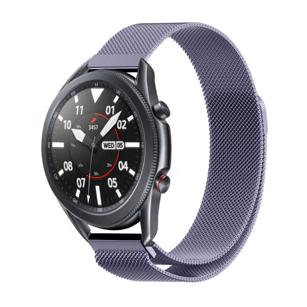 Bracelet milanais Samsung Galaxy Watch 3 45mm (violet clair)