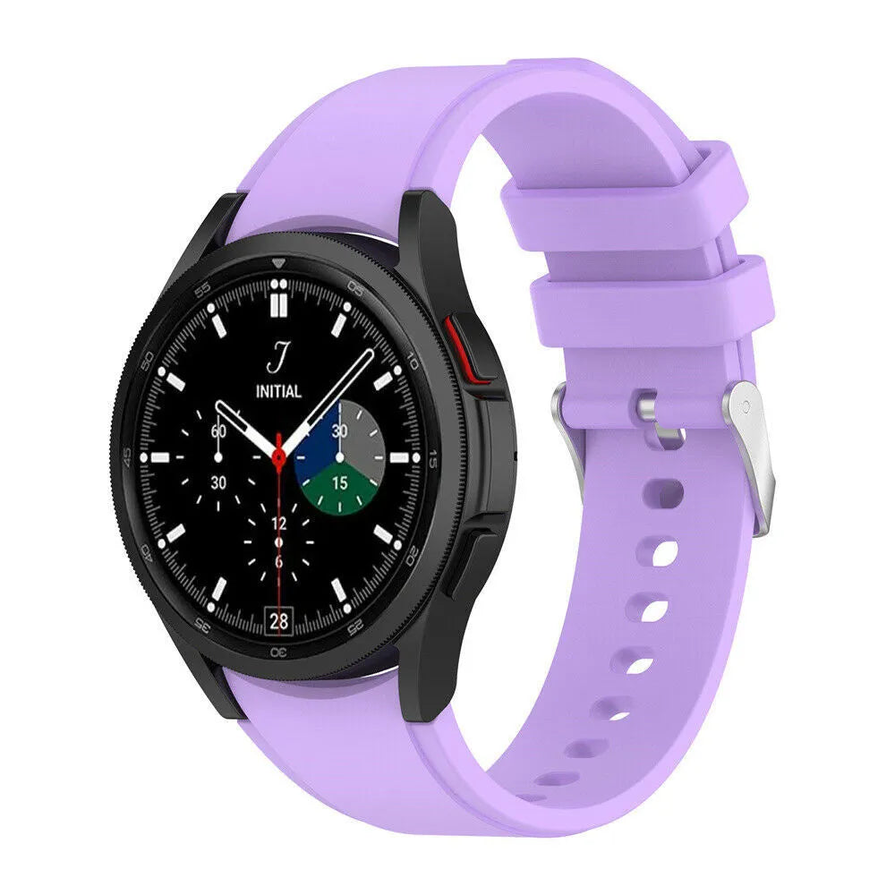 Silicone Strap 'Perfect Fit', on a watch, 3/4 front view