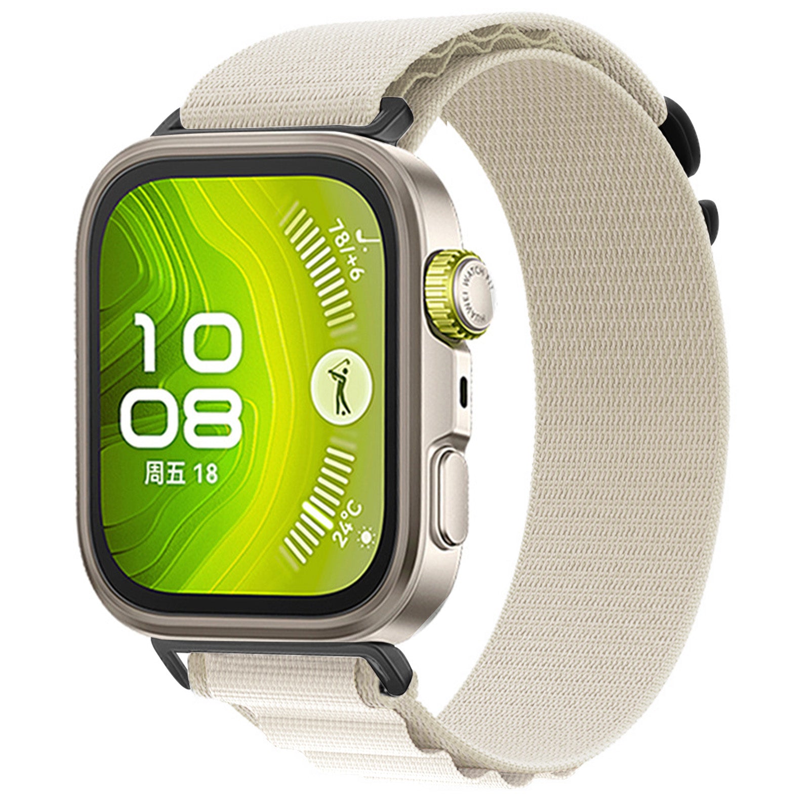Bracelet Alpine nylon Huawei Watch Fit 5 Pro (lumière stellaire)