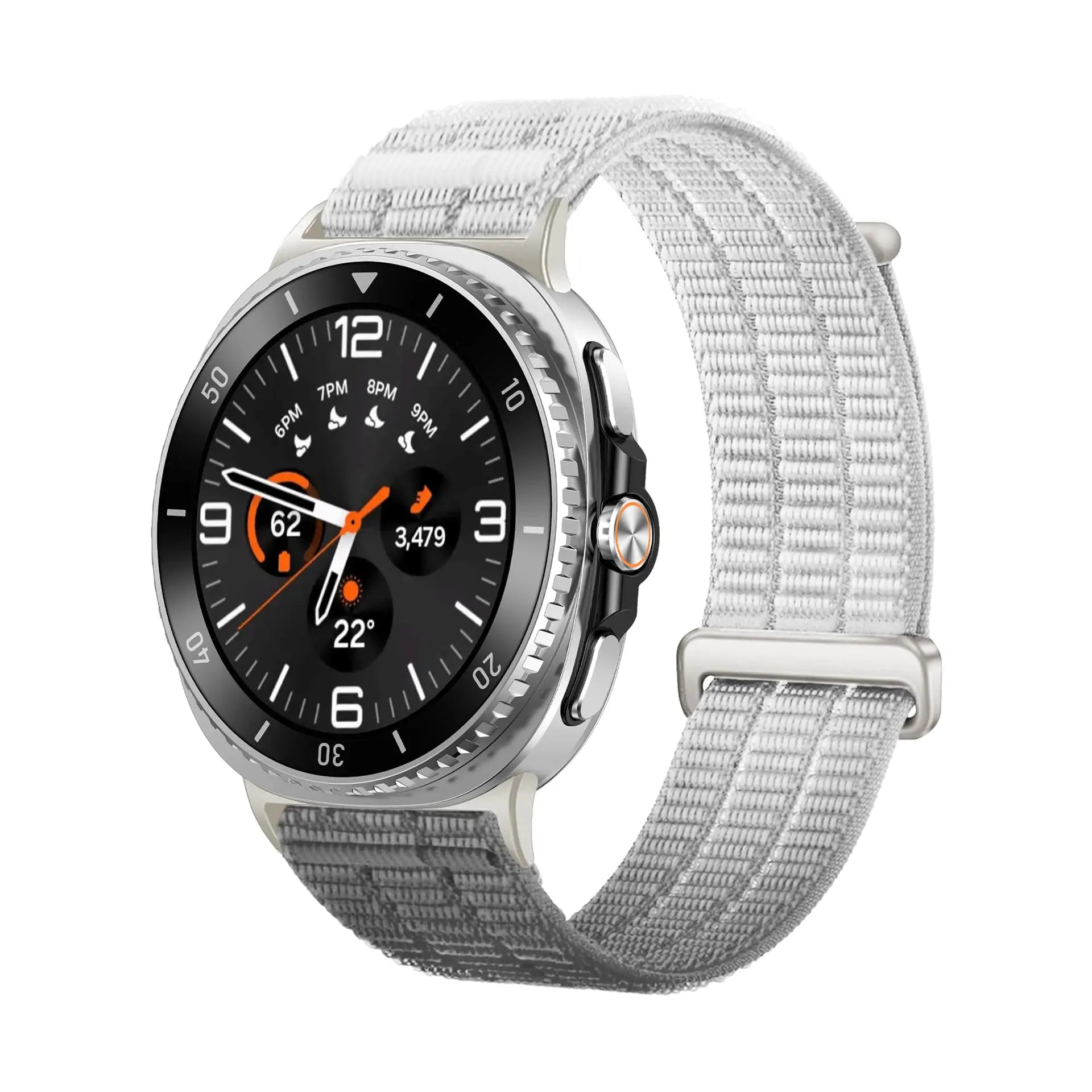 Bracelet nylon air Samsung Galaxy Watch 8 Classic (gris dégradé )