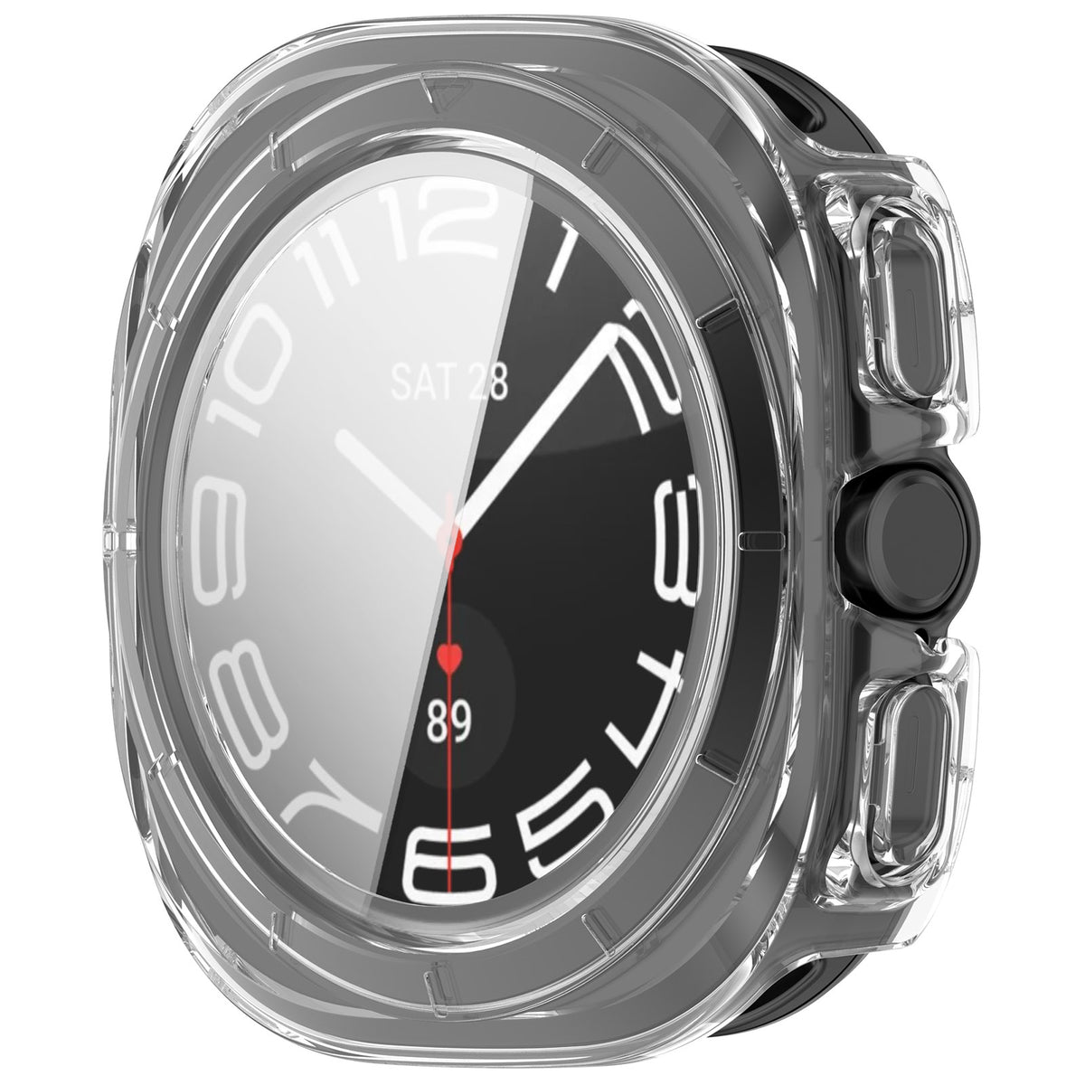 Coque rigide avec verre Samsung Galaxy Watch Ultra 2 (transparent)