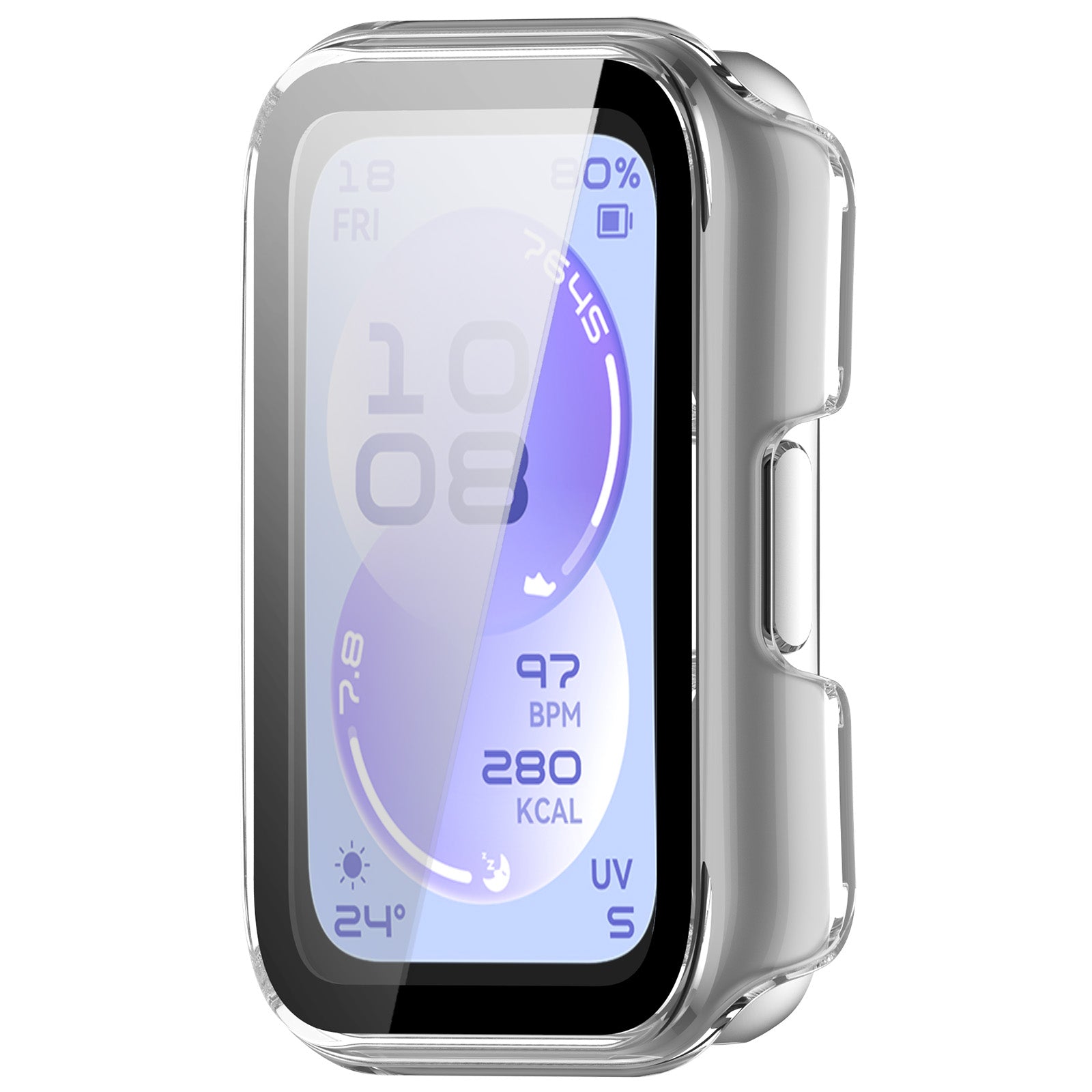 Coque PC en verre Pro Huawei Band 11 (transparent)