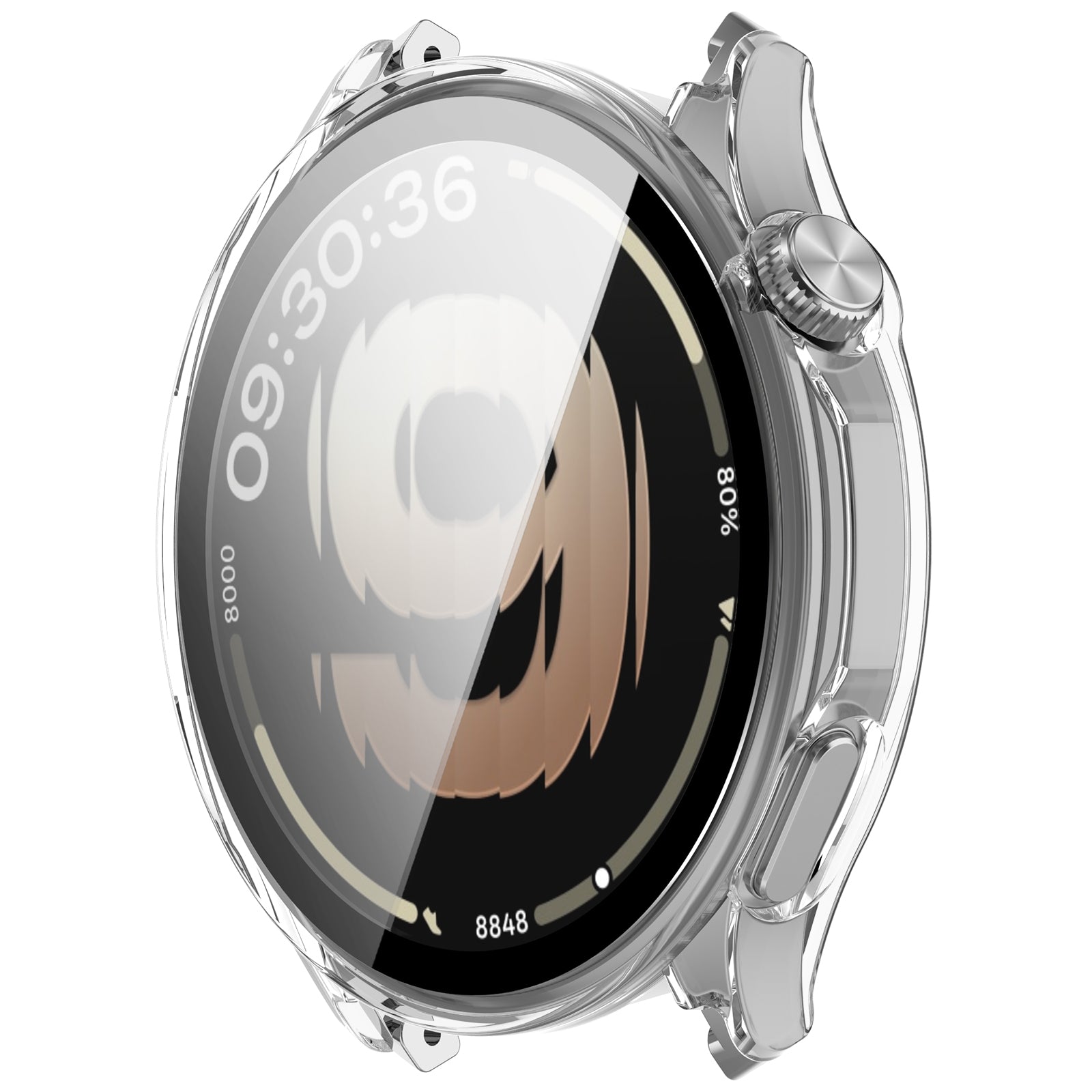 Oppo Watch S Protection d'écran rigide en verre (Transparent)