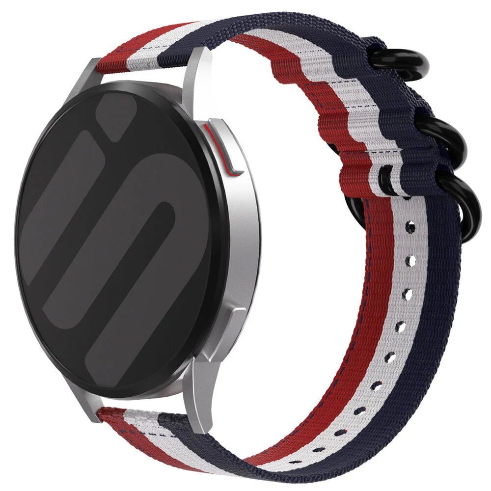 Bracelet nylon avec boucle Samsung Galaxy Watch 4 - 44mm (tri-color)