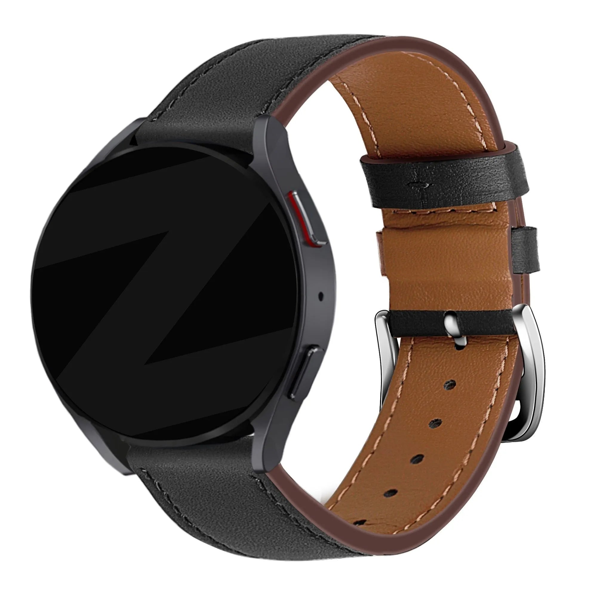 Bandz Bracelet cuir 'Deluxe' Suunto 5 Peak (noir)
