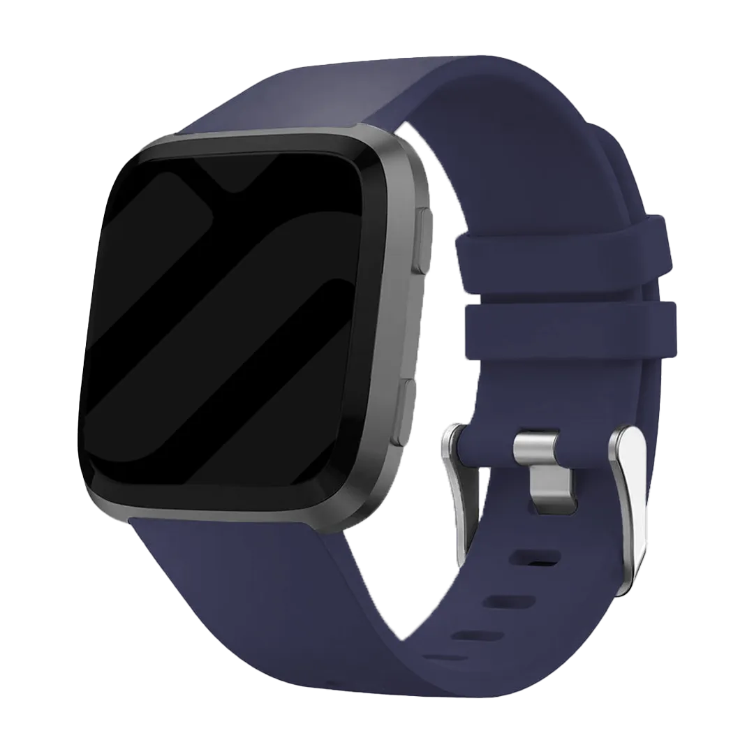Bracelet silicone Fitbit Versa (bleu foncé)
