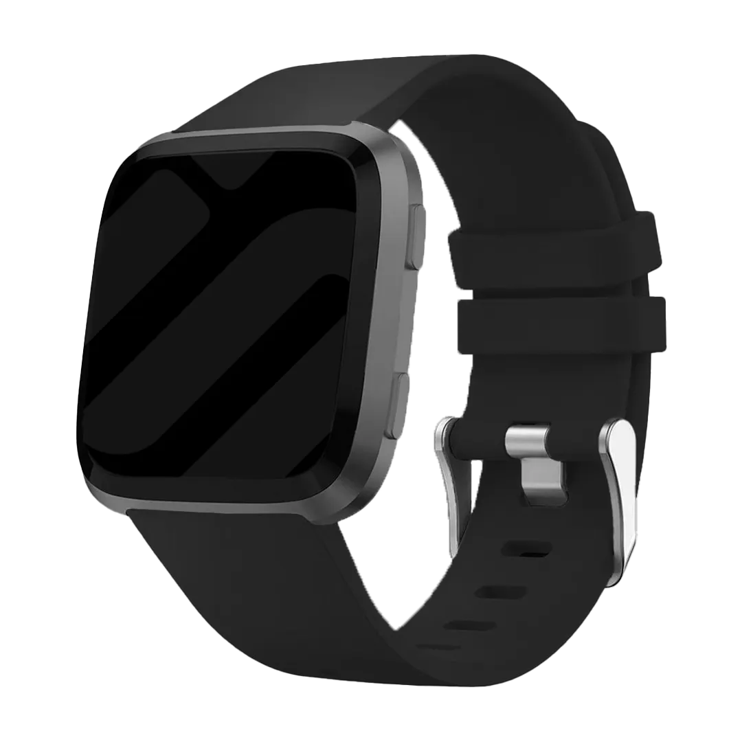 Bracelet silicone Fitbit Versa (noir)
