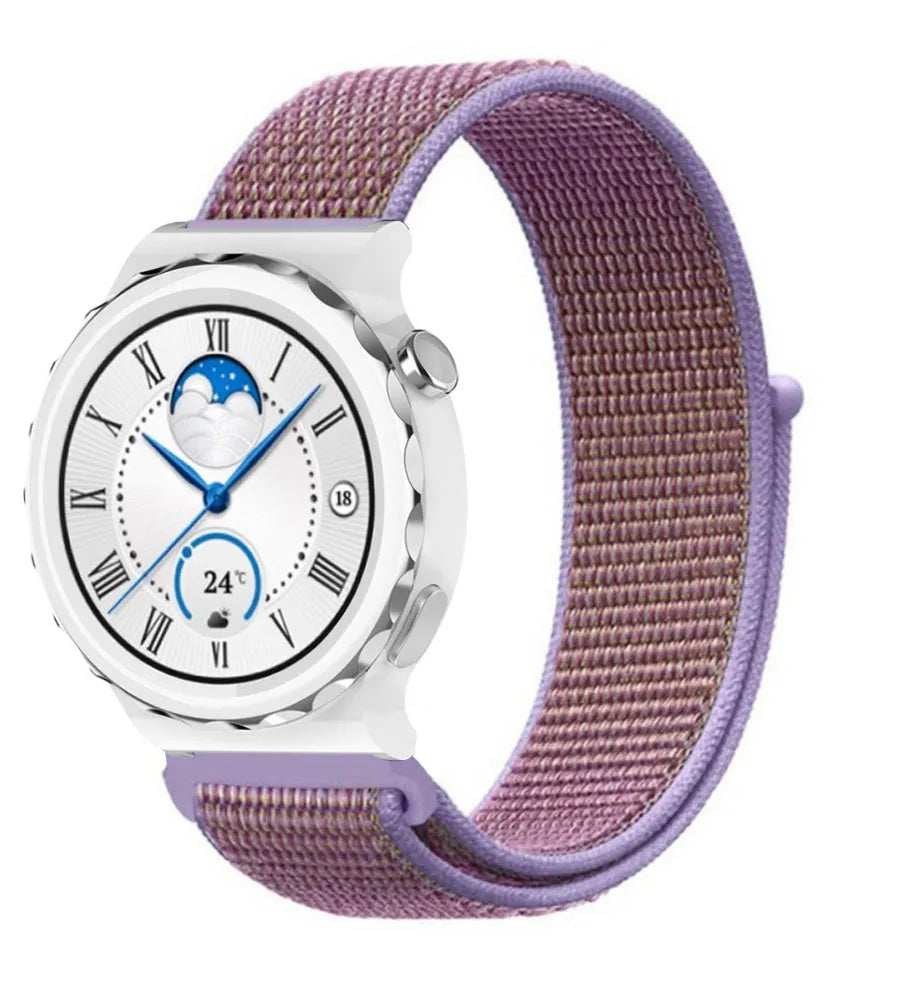Nylon Strap, on a watch, 3/4 front view