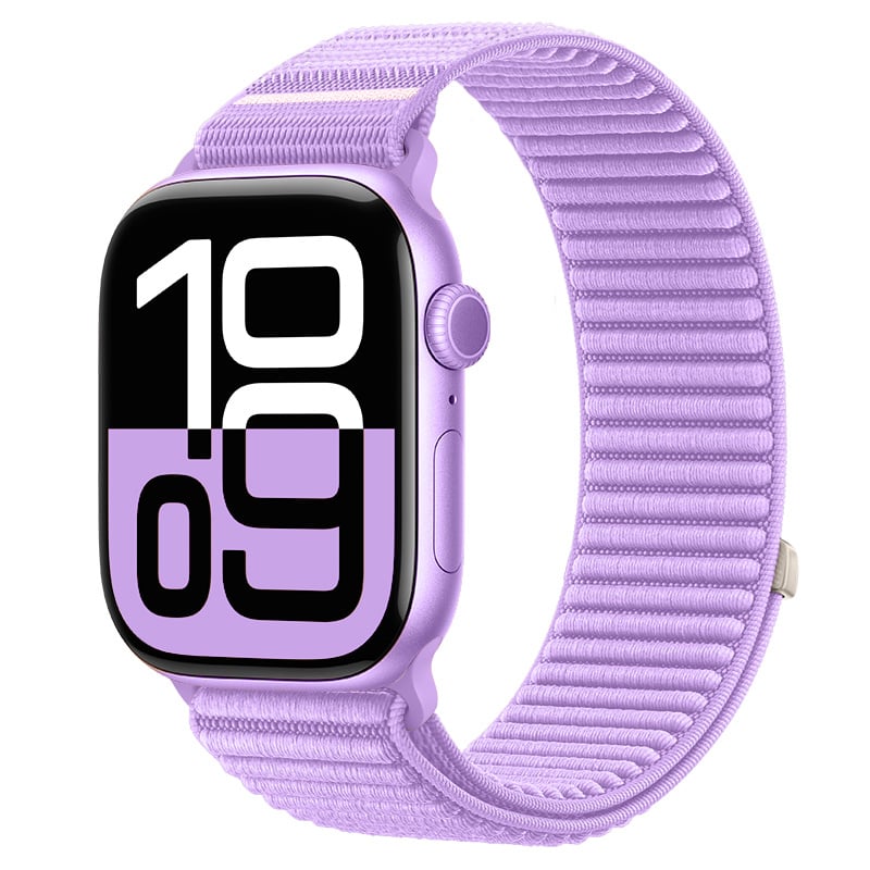 Bracelet nylon ondulé Apple Watch Ultra (violet)