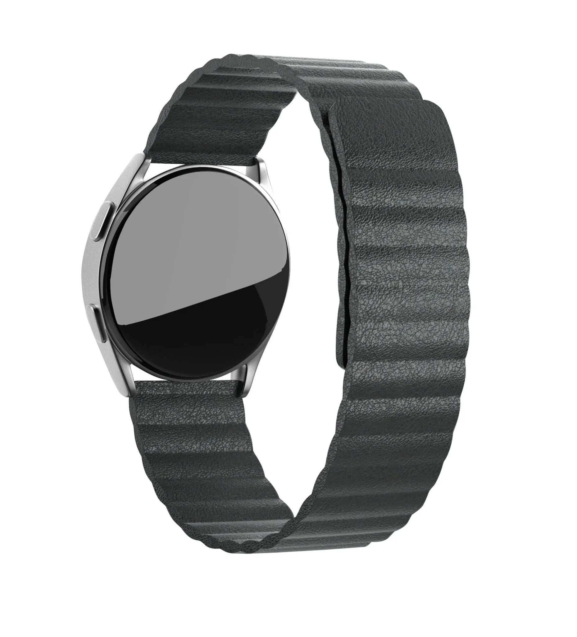 Bracelet cuir 'Loop' Oppo Watch S (noir)