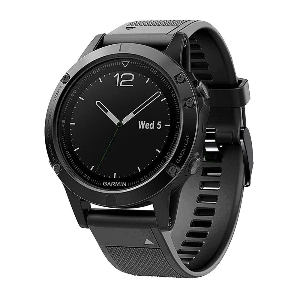 Bracelet silicone Garmin Fenix 8 Pro - 47mm (noir)