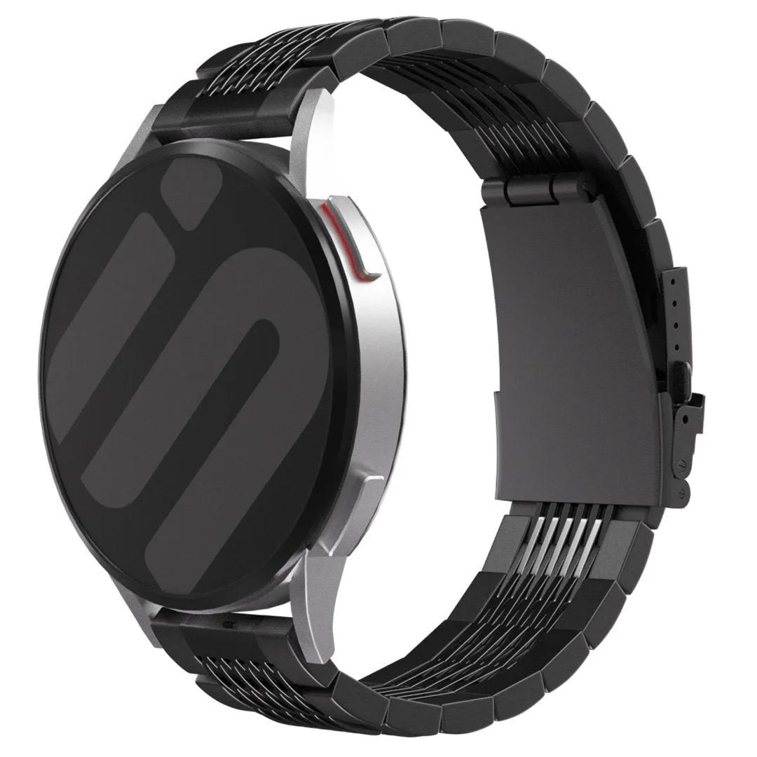 Bracelet acier avec maillons Premium Oppo Watch X2 (noir)