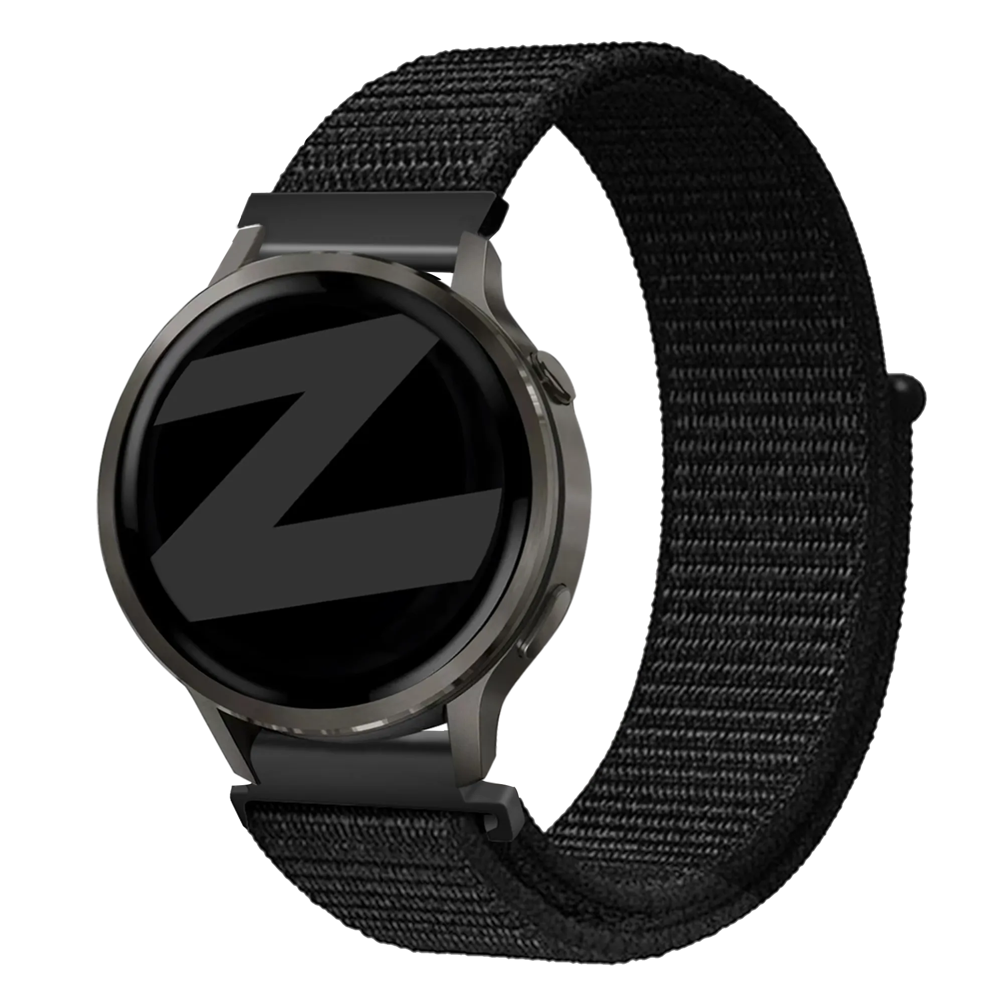 Bandz Bracelet nylon à boucle Garmin D2 Air X15 (noir)