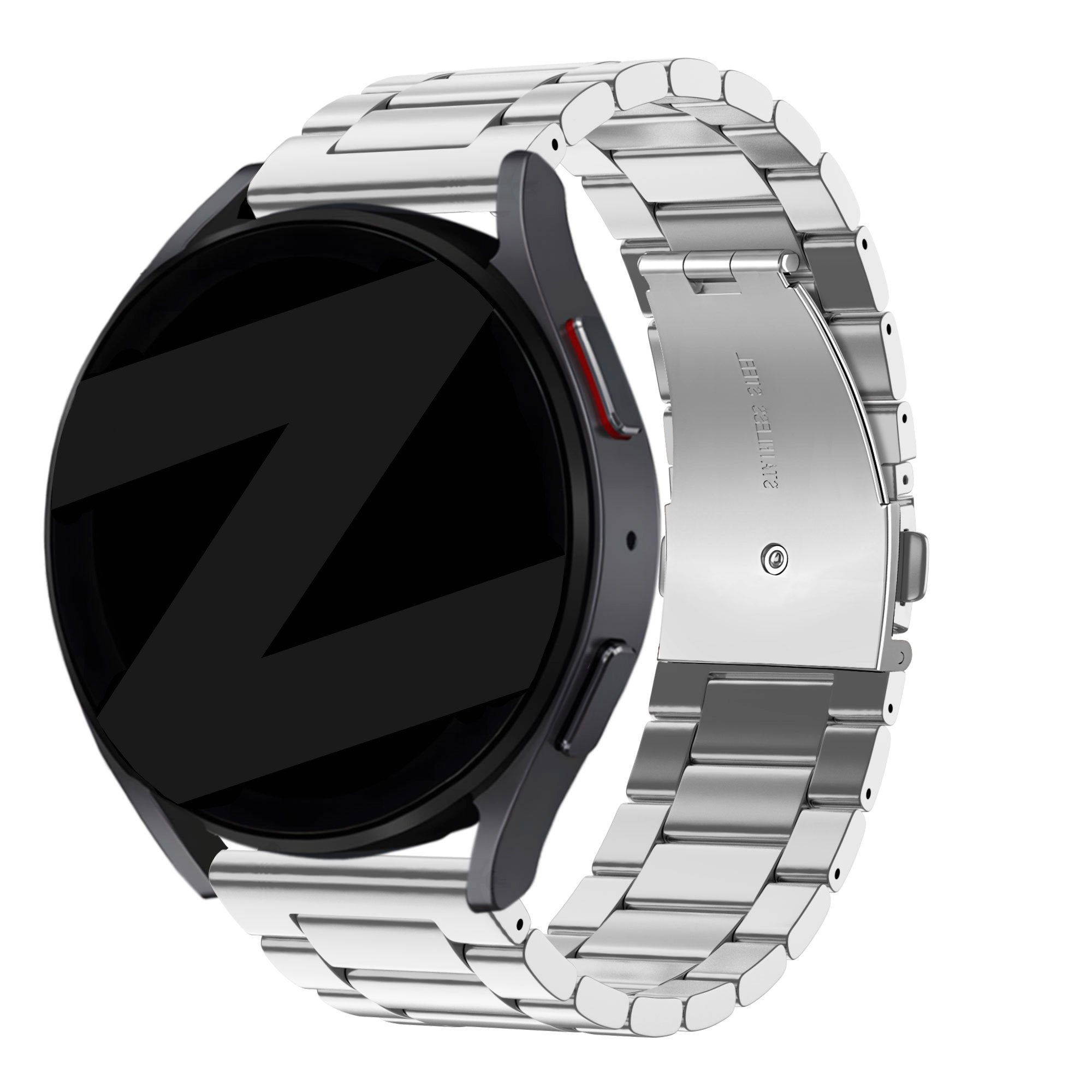 Bandz Huawei Watch GT 6 - 46mm Steel Strap 'Classic' (Silver)
