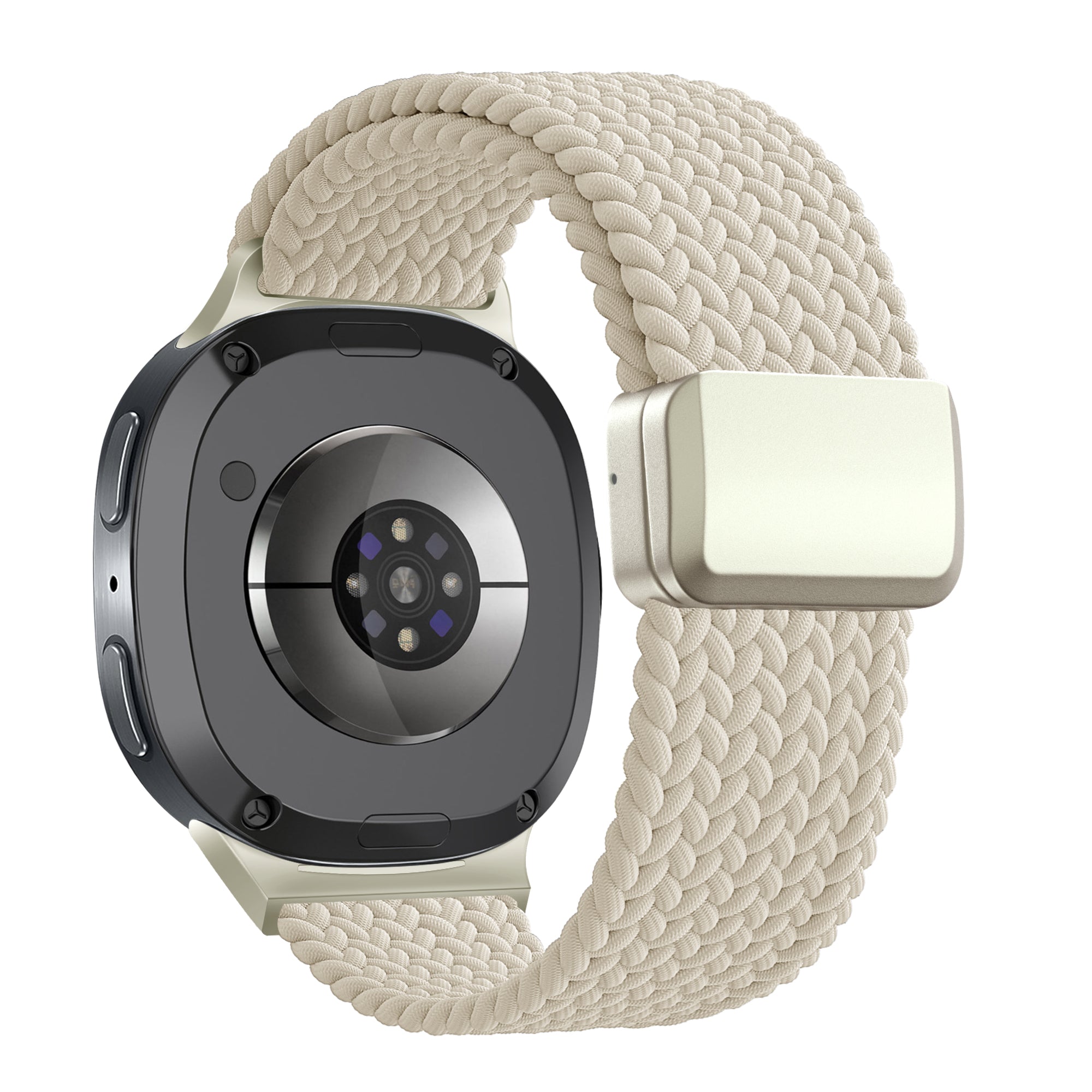 Bandz Samsung Galaxy Watch 8 Classic Magnetic Braided Strap (Starlight)