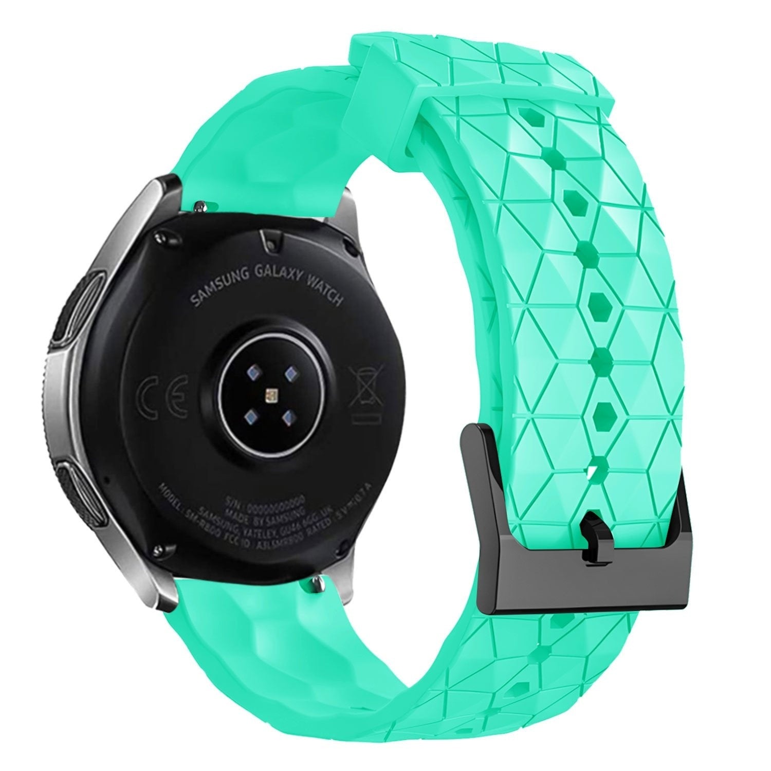 Bracelet silicone Hexa Oppo Watch X2 (aqua)