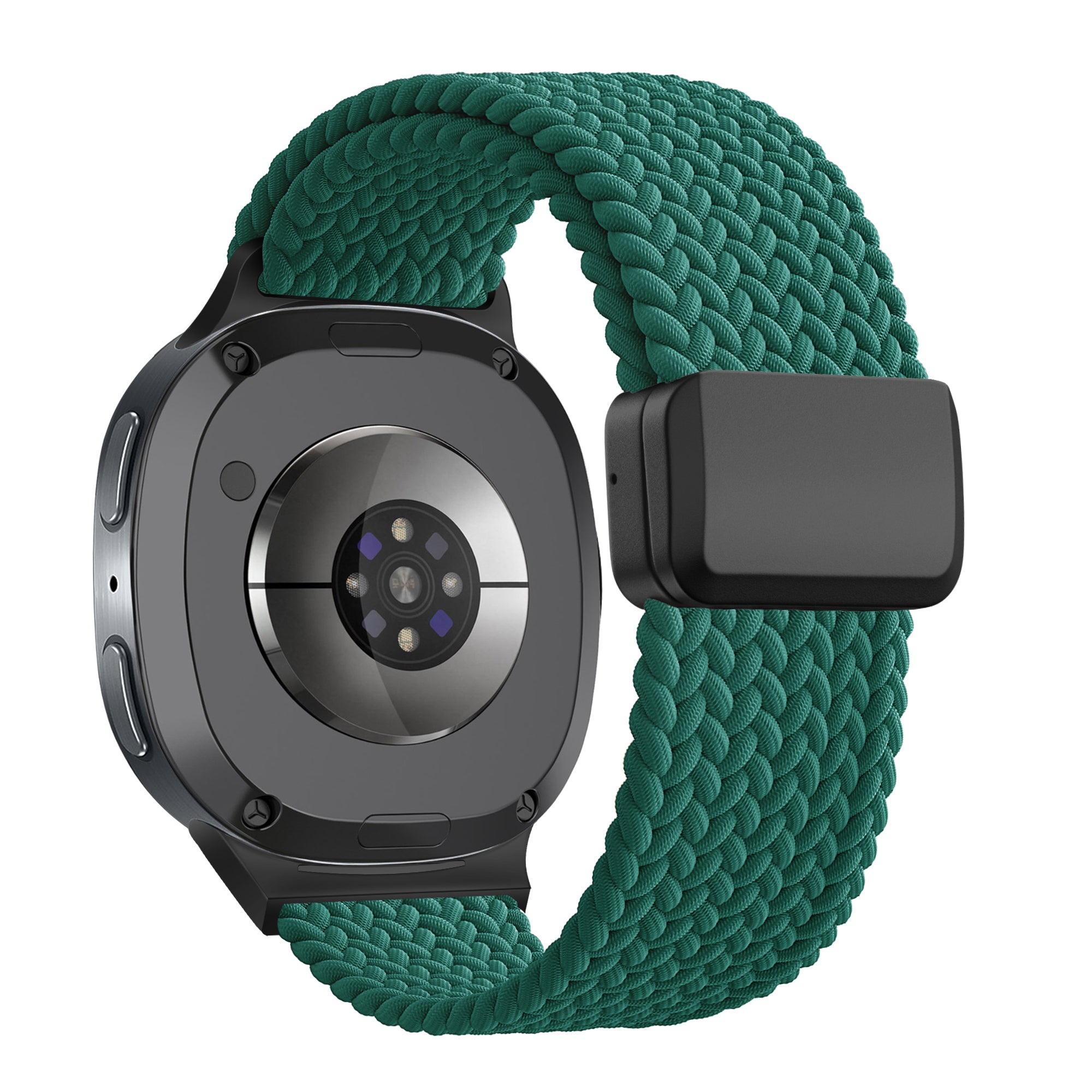 Bandz Bracelet tressé magnétique Samsung Galaxy Watch 9 - 44mm (vert)