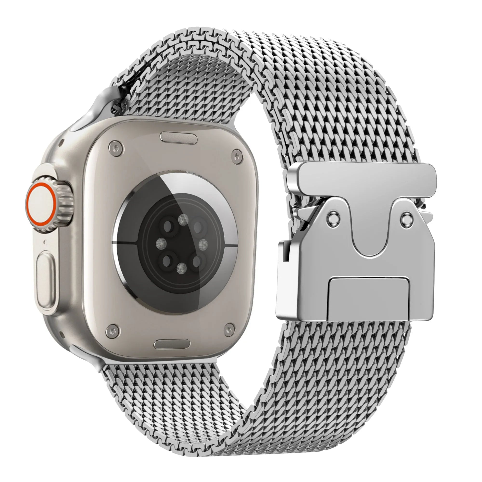 Bandz Bracelet Milanais Loop avec P-buckle Apple Watch (argent)