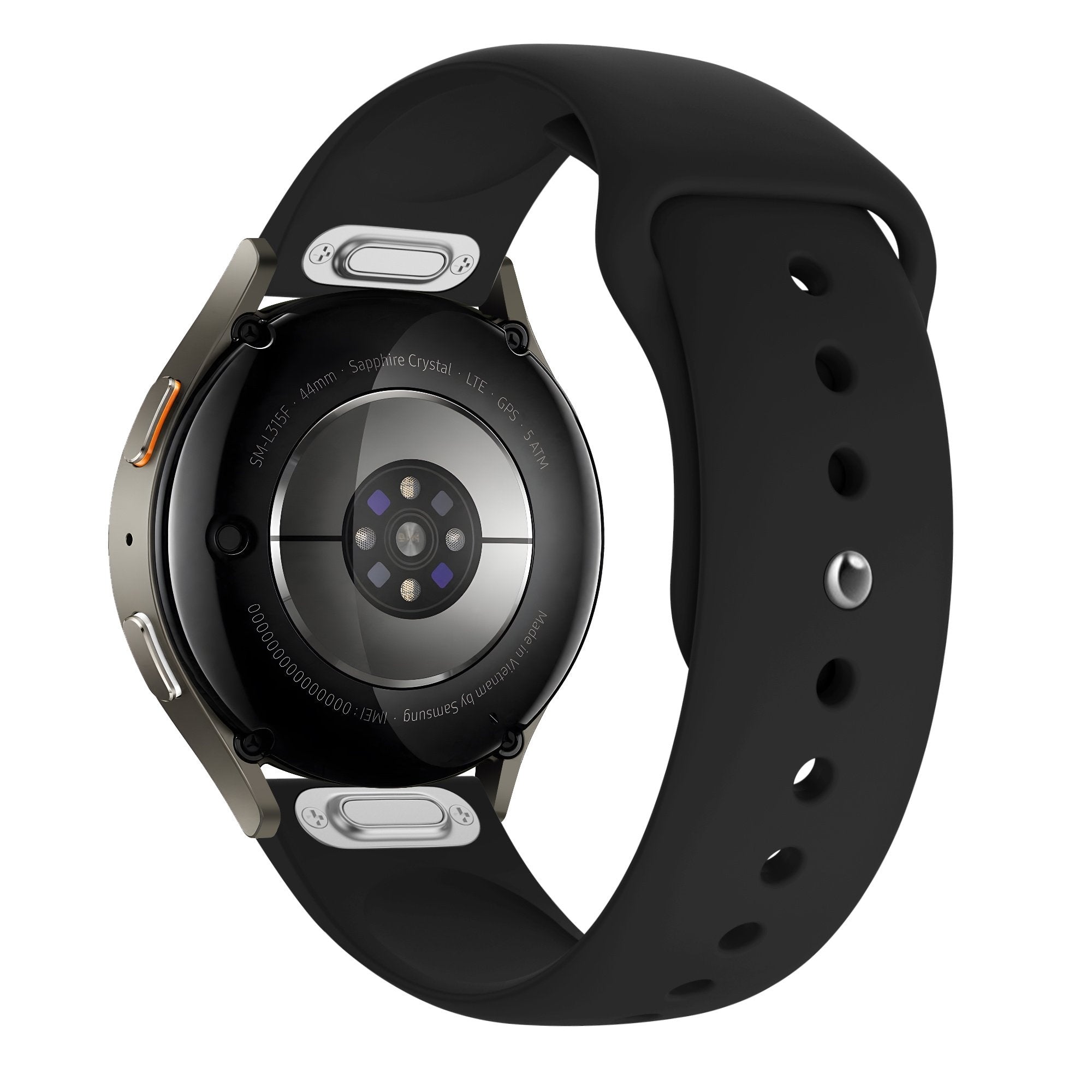 Bandz Bracelet sport 'Easy Fit' Samsung Galaxy Watch 4 - 44mm (noir)