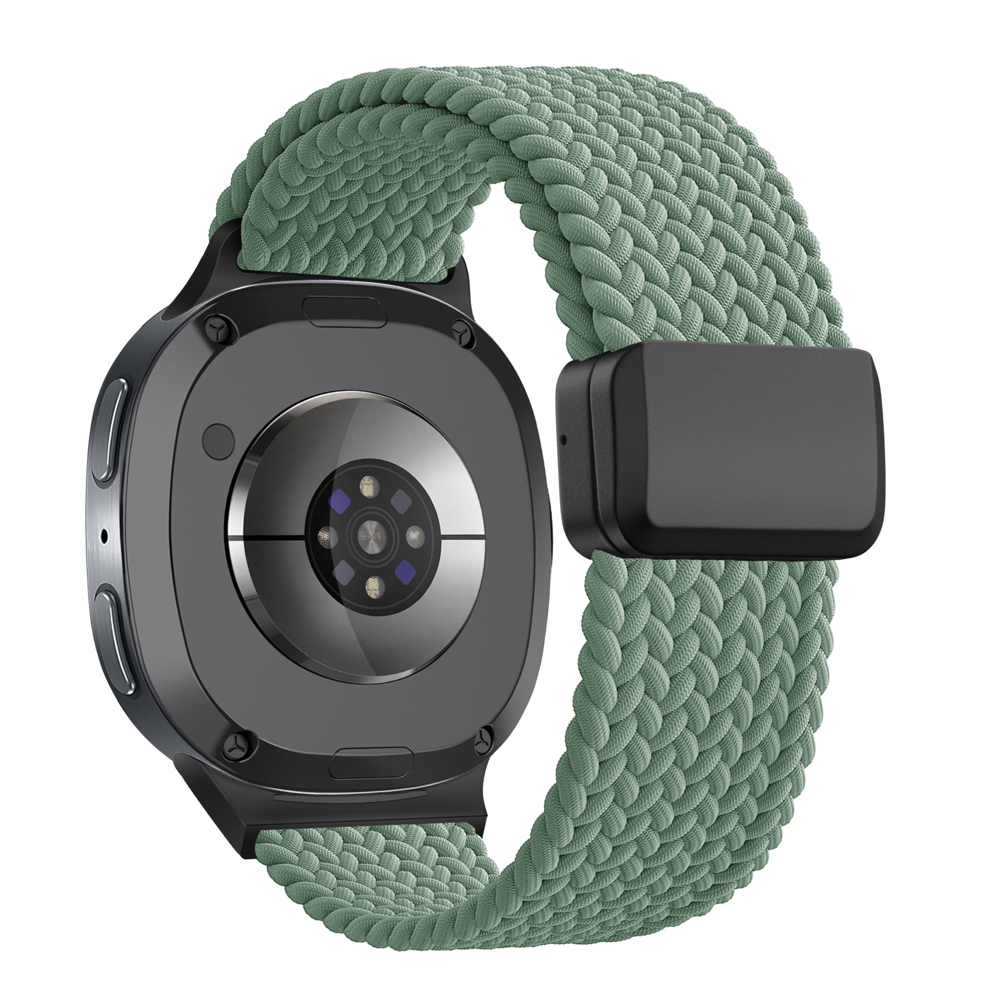 Bandz Bracelet tressé magnétique Samsung Galaxy Watch 9 - 44mm (viridien)