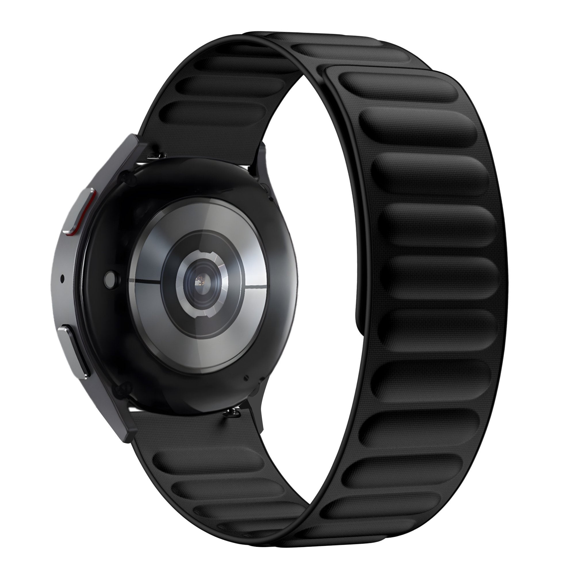 Bandz Bracelet magnétique en maille fine Huawei Watch 5 - 46mm (noir)