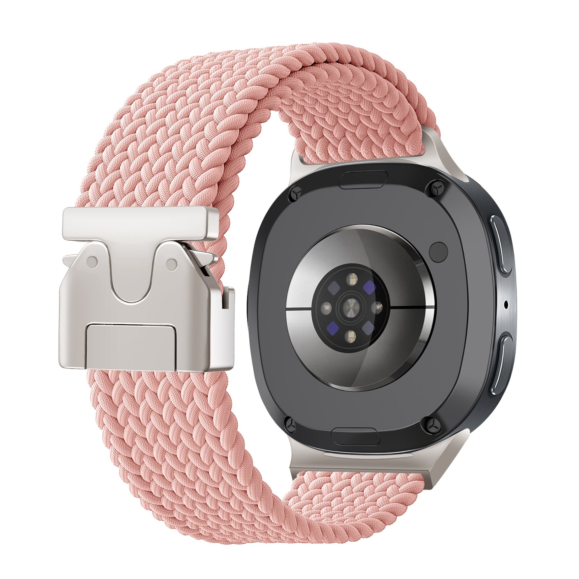 Bracelet tissu avec boucle Samsung Galaxy Watch 8 - 40mm (rose)