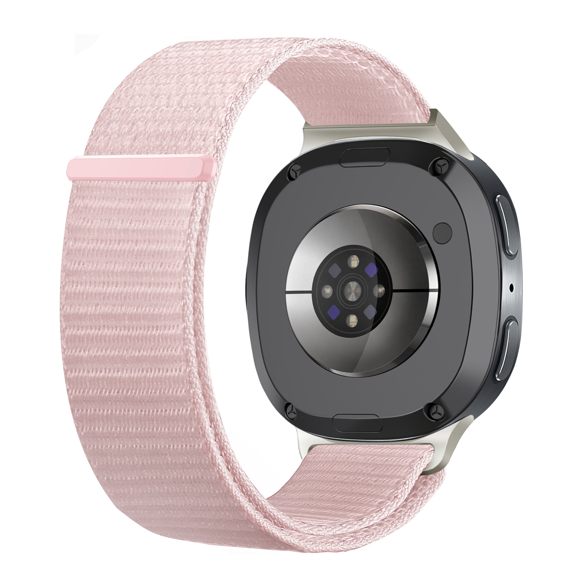 Bracelet nylon Samsung Galaxy Watch 8 - 40mm (rose clair)