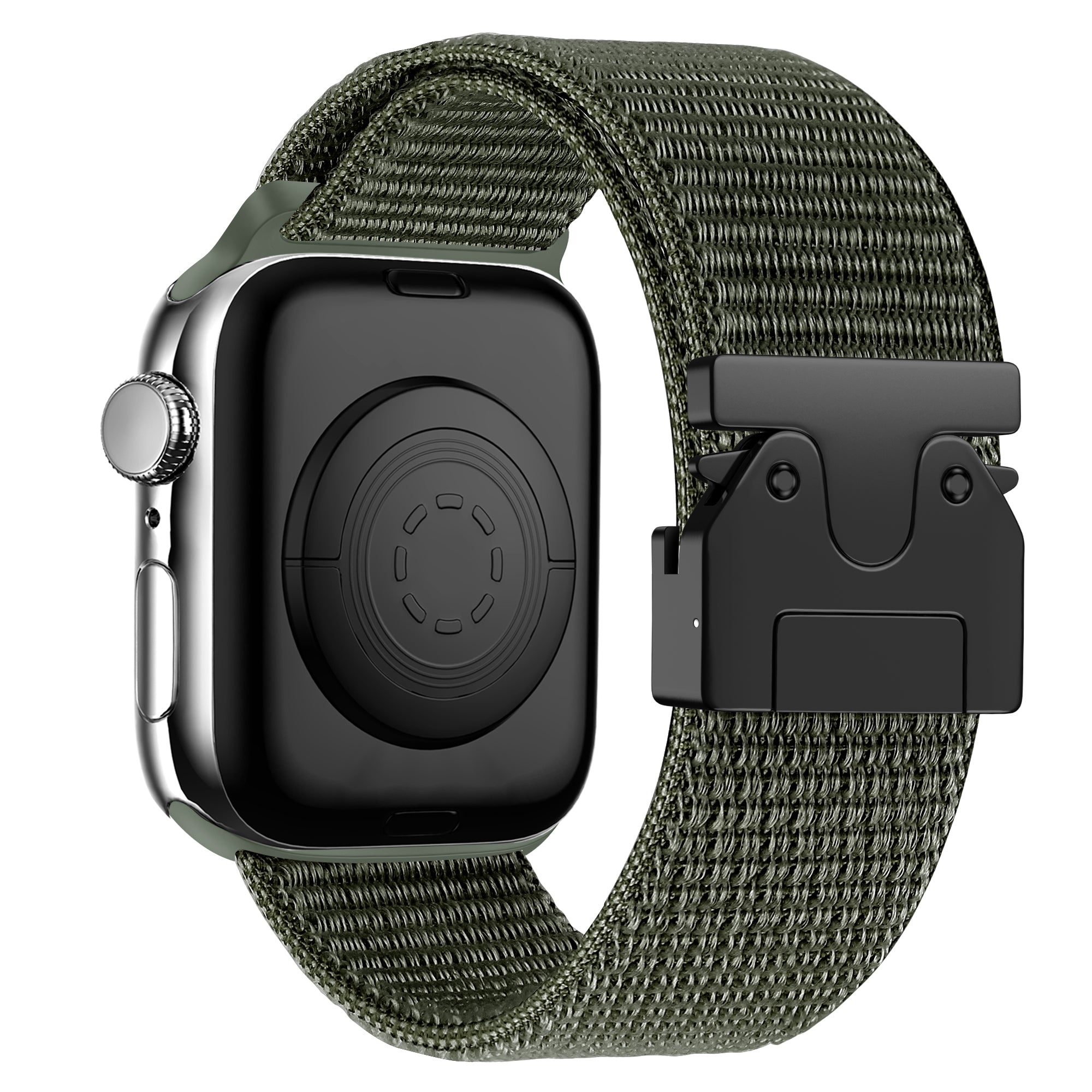 Bandz Bracelet nylon 'Classic' boucle en P Apple Watch Ultra (vert militaire)
