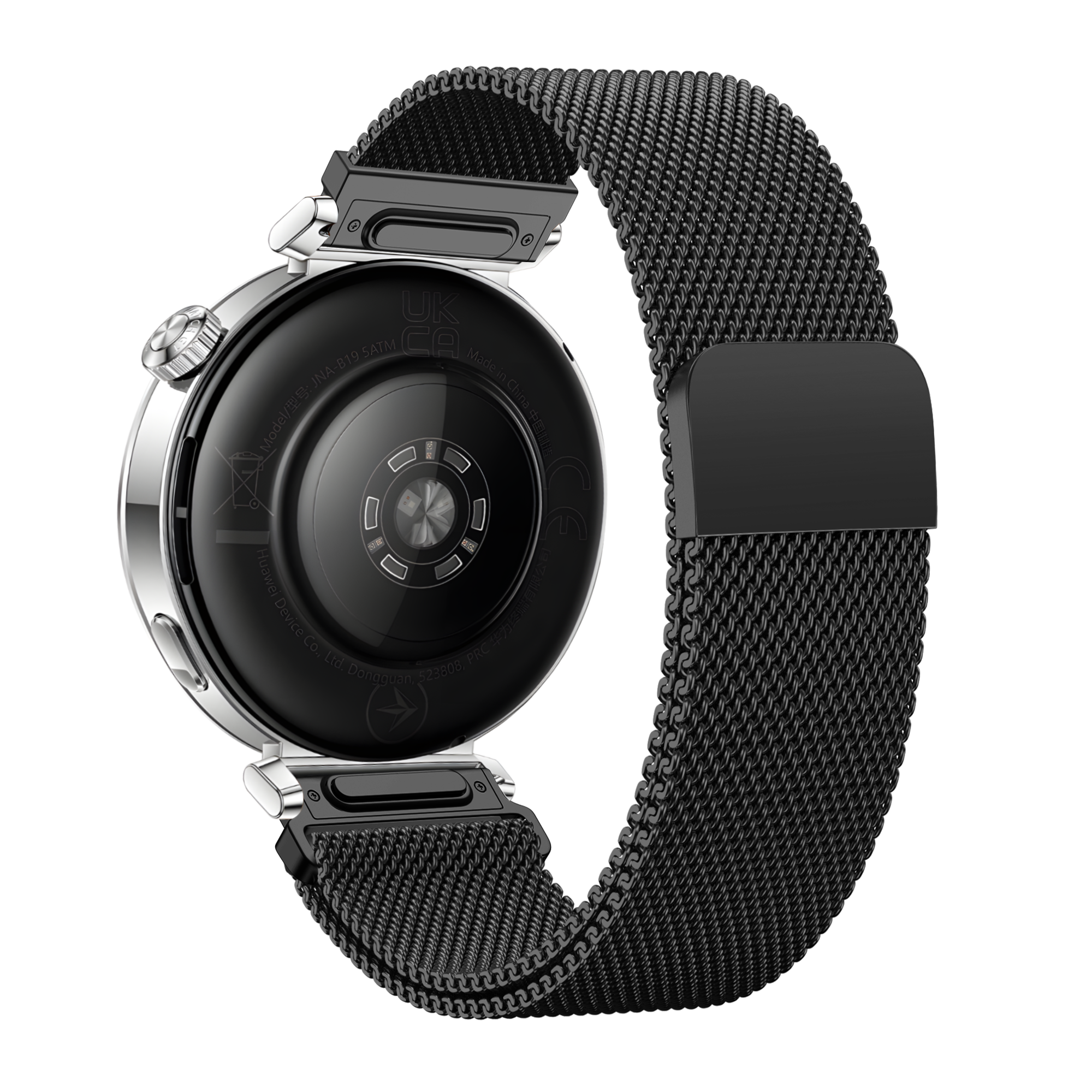 Bandz Bracelet milanais 'Easy fit' Withings ScanWatch 2 - 38mm (noir)