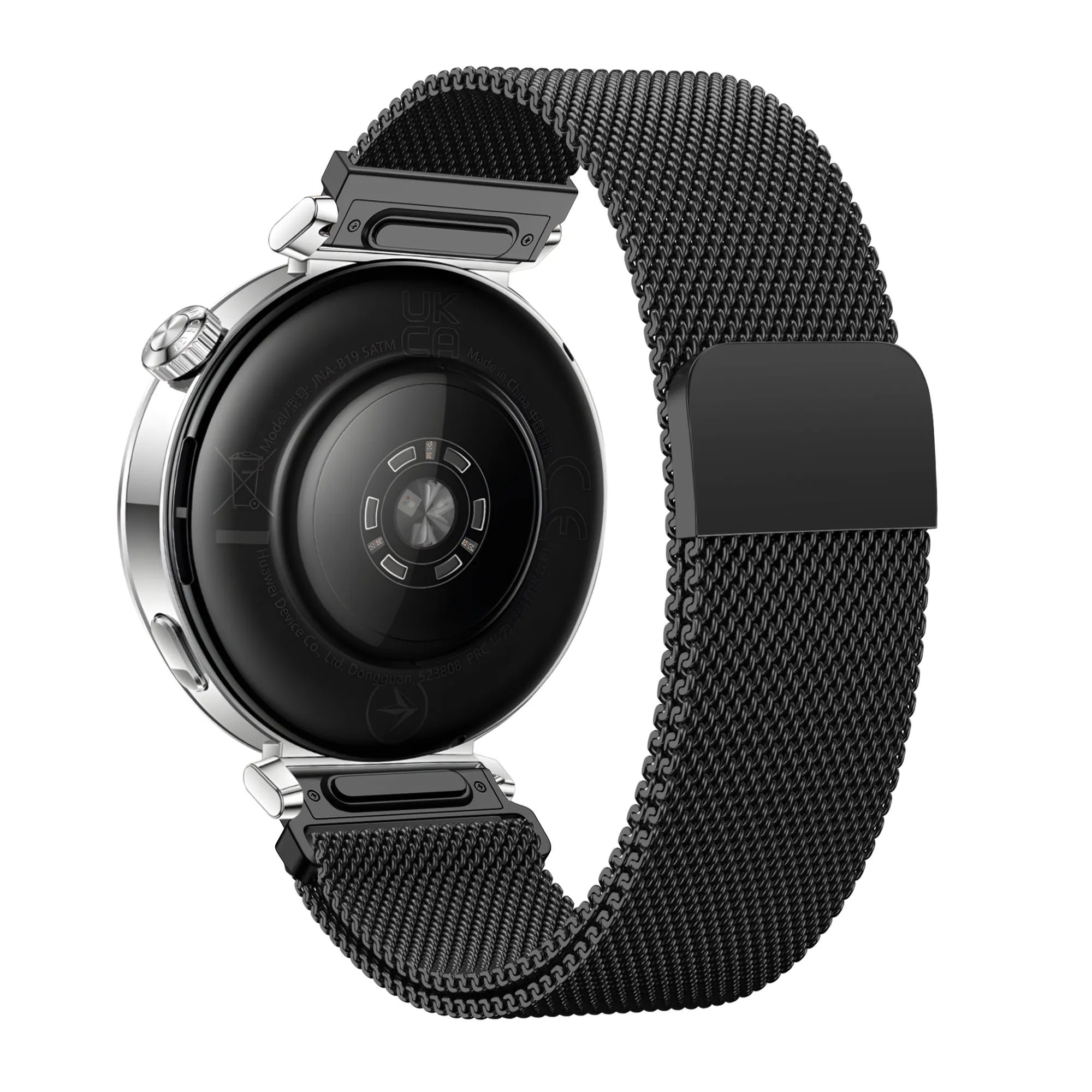 Bandz Bracelet milanais 'Easy fit' Huawei Watch GT 4 - 41mm (noir)