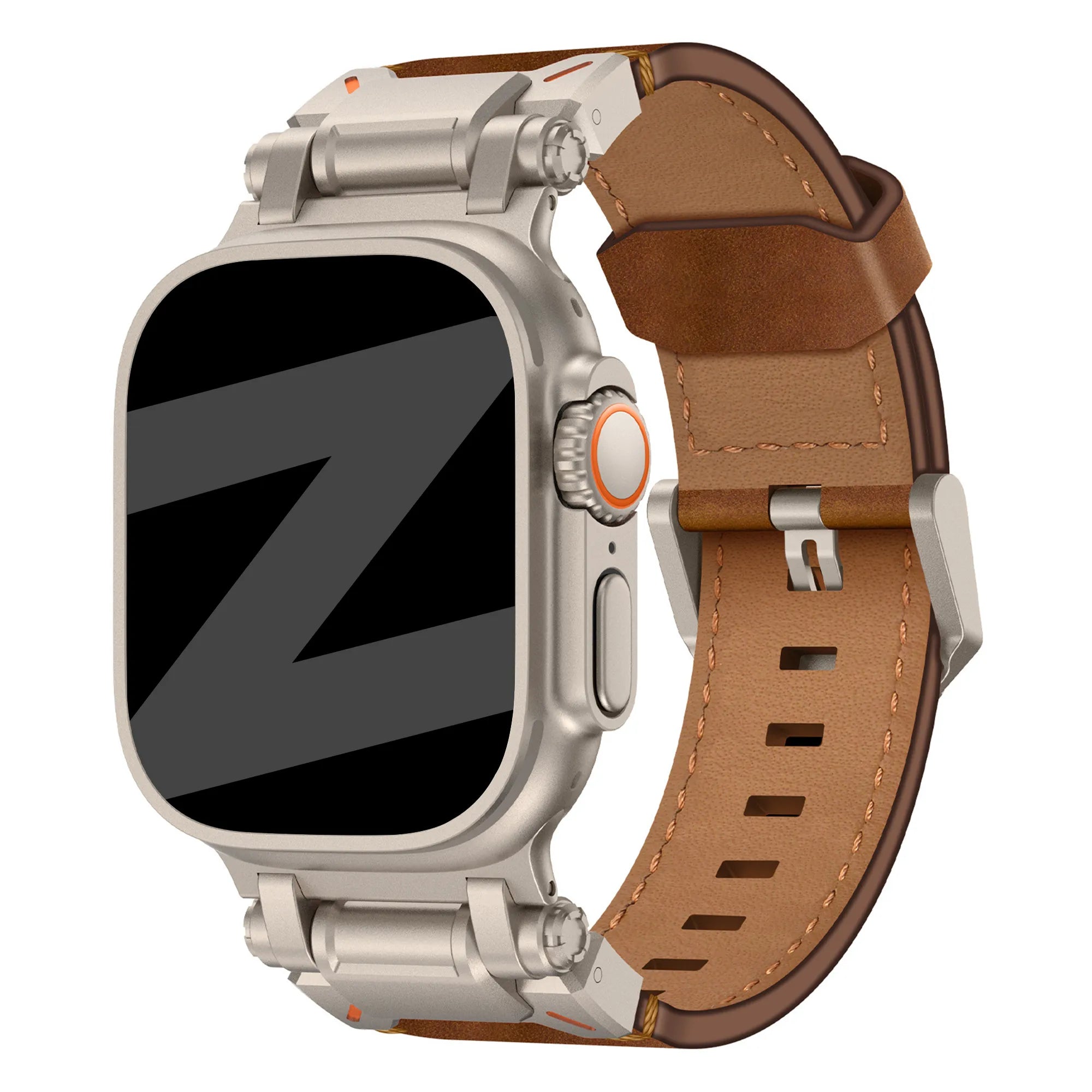 Bandz Bracelet cuir 'Explorer' Apple Watch (marron)