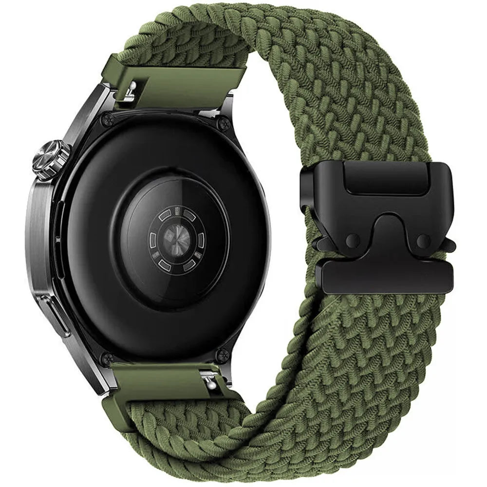 Bracelet tressé Suunto 9 Peak avec P-boucle (vert)
