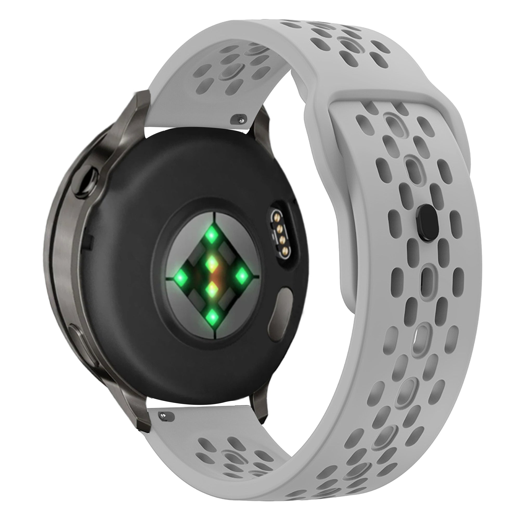 Bandz Bracelet silicone 'Air' Garmin Forerunner 55 (gris)