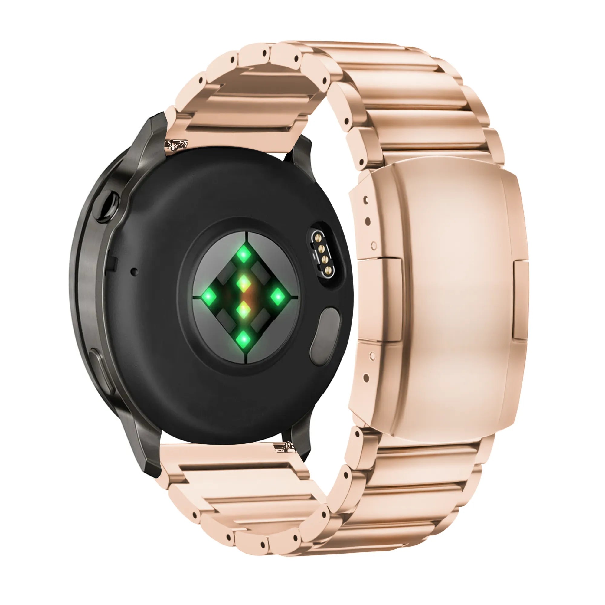 Bandz Bracelet titane Garmin Forerunner 570 - 42mm (or rose)